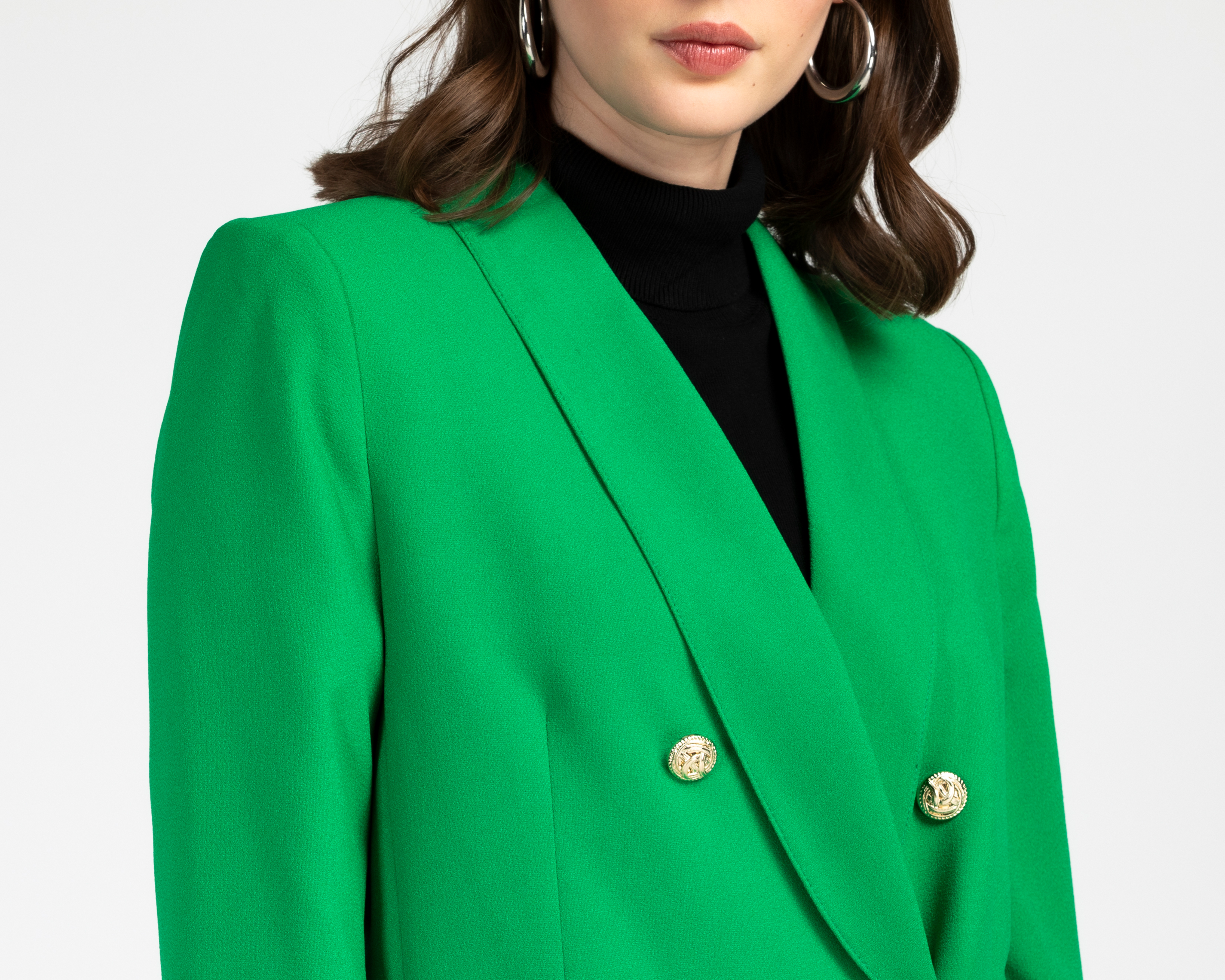 Foto 5 pulgar | Foto 4 | Blazer Verde Charme para Mujer