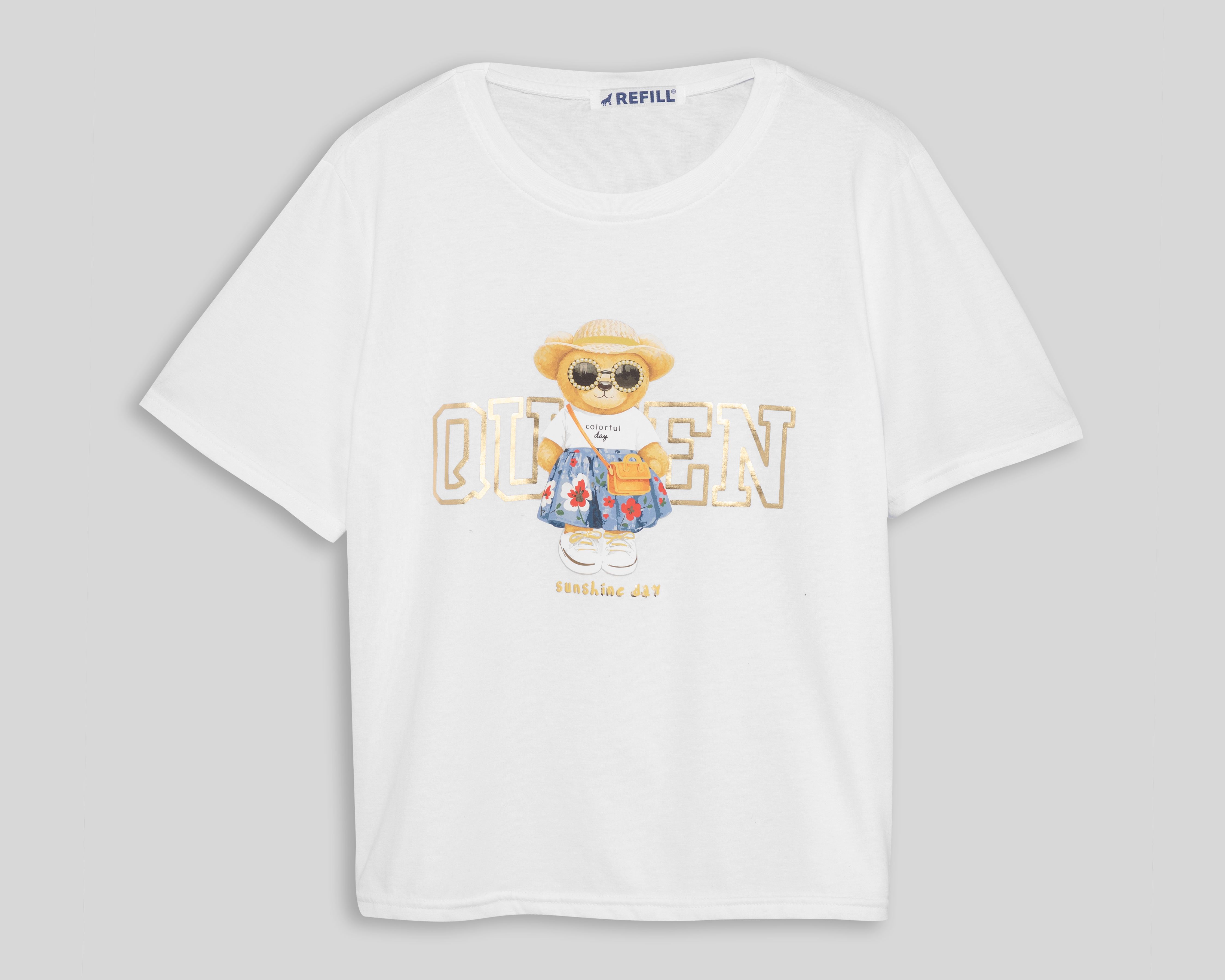 Playera Manga Corta Refill para Mujer