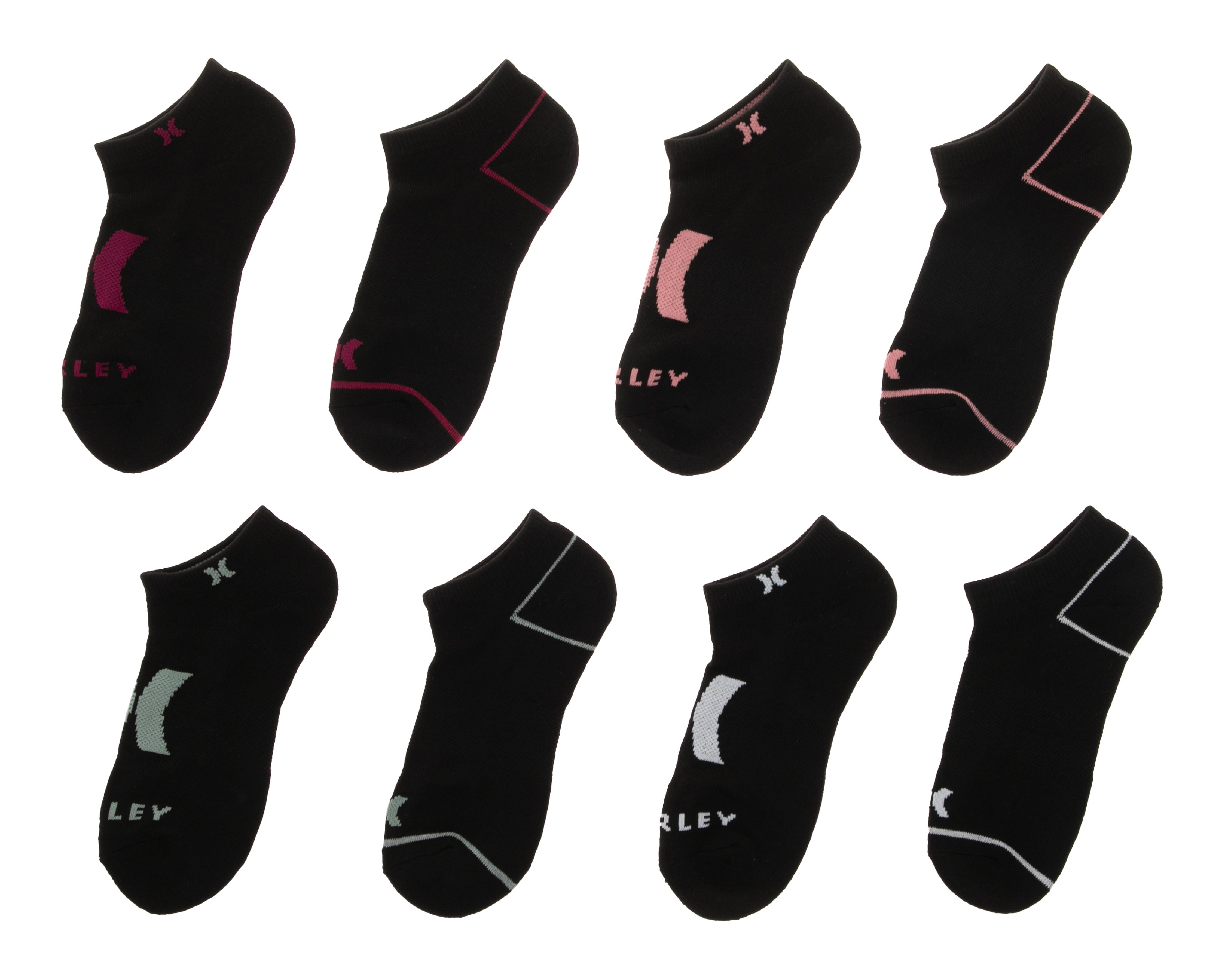 Calcetas Deportivas Hurley para Mujer 8 Pares