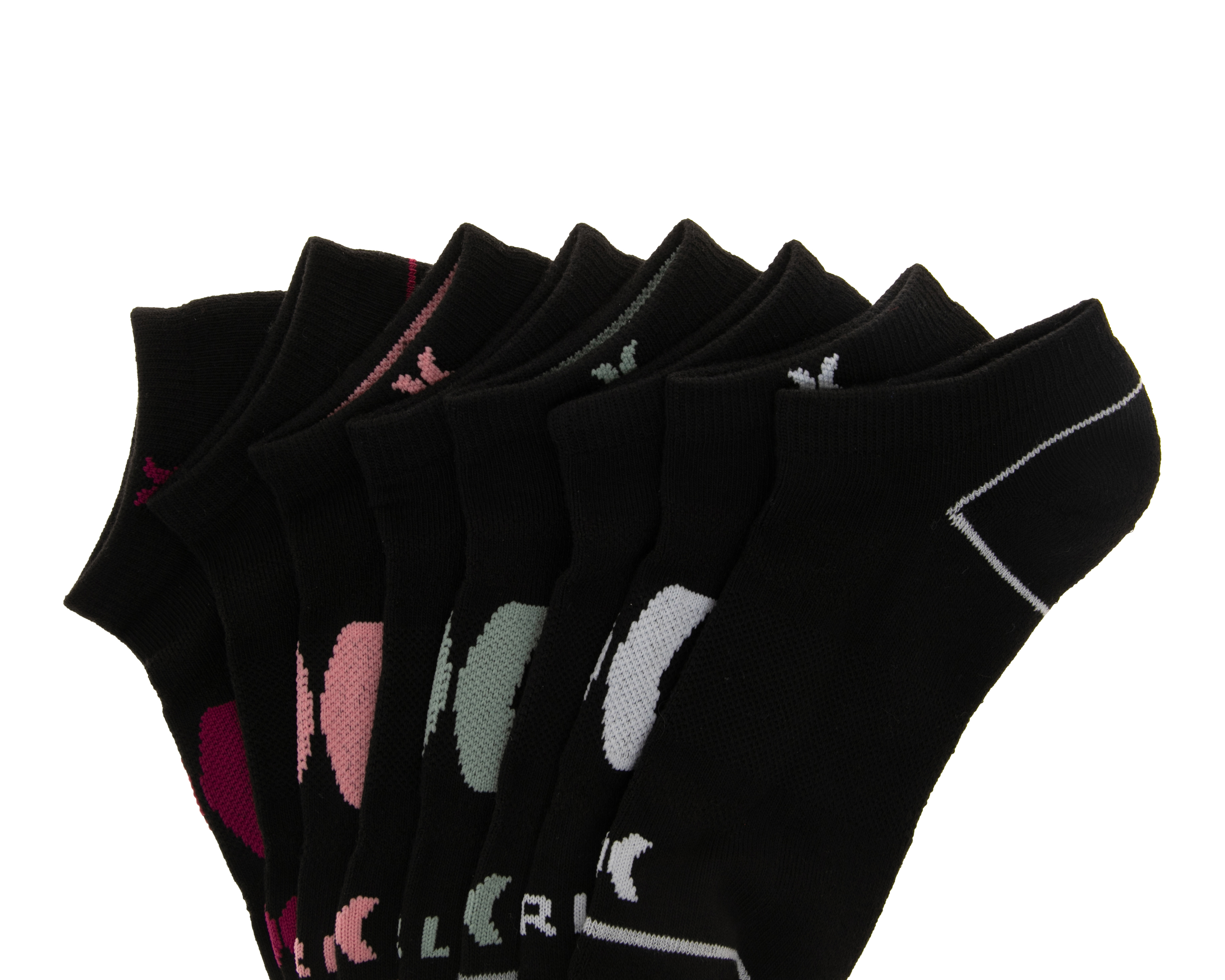 Foto 3 pulgar | Foto 2 | Calcetas Deportivas Hurley para Mujer 8 Pares