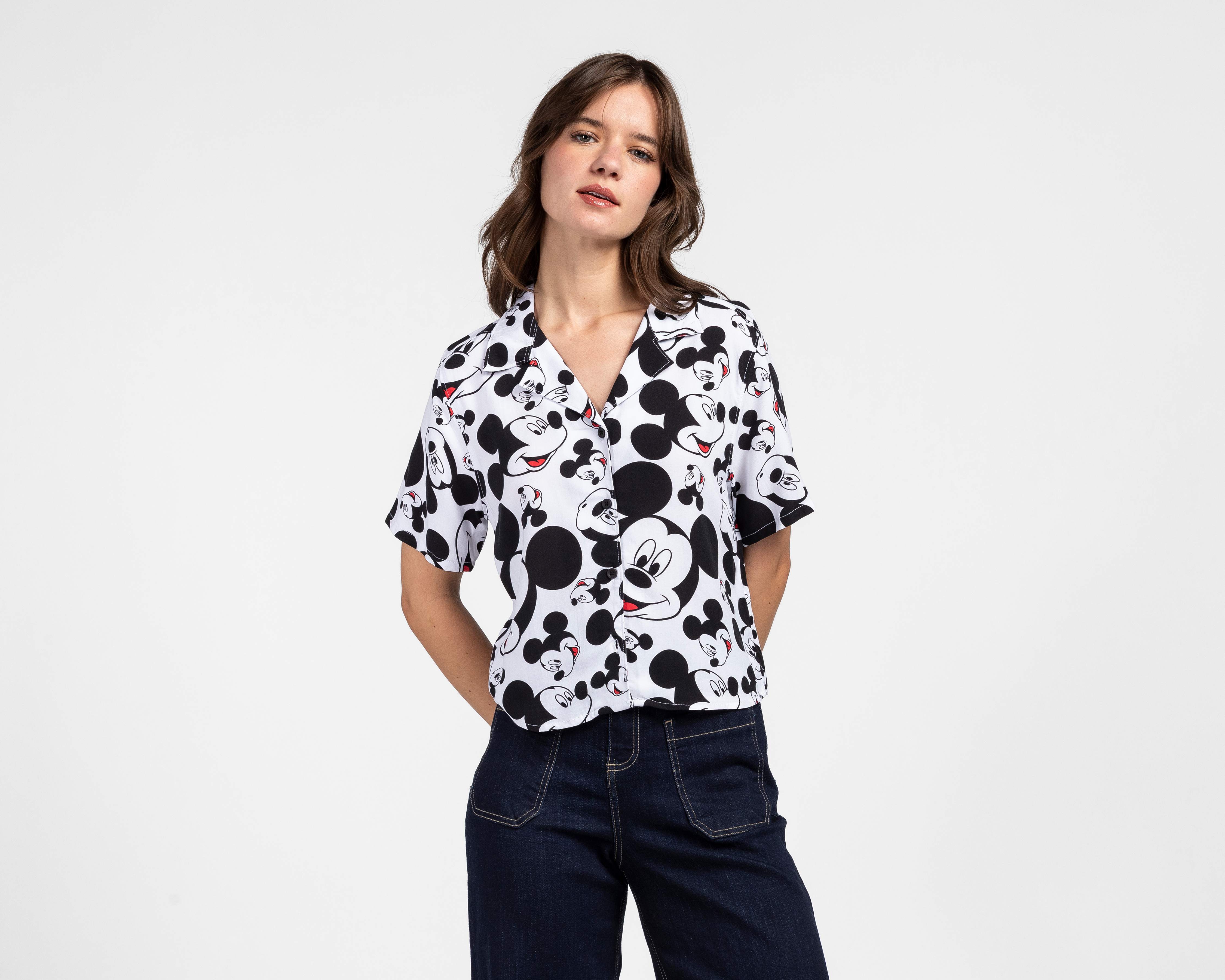 Foto 2 pulgar | Foto 1 | Blusa Mickey Mouse Disney para Mujer