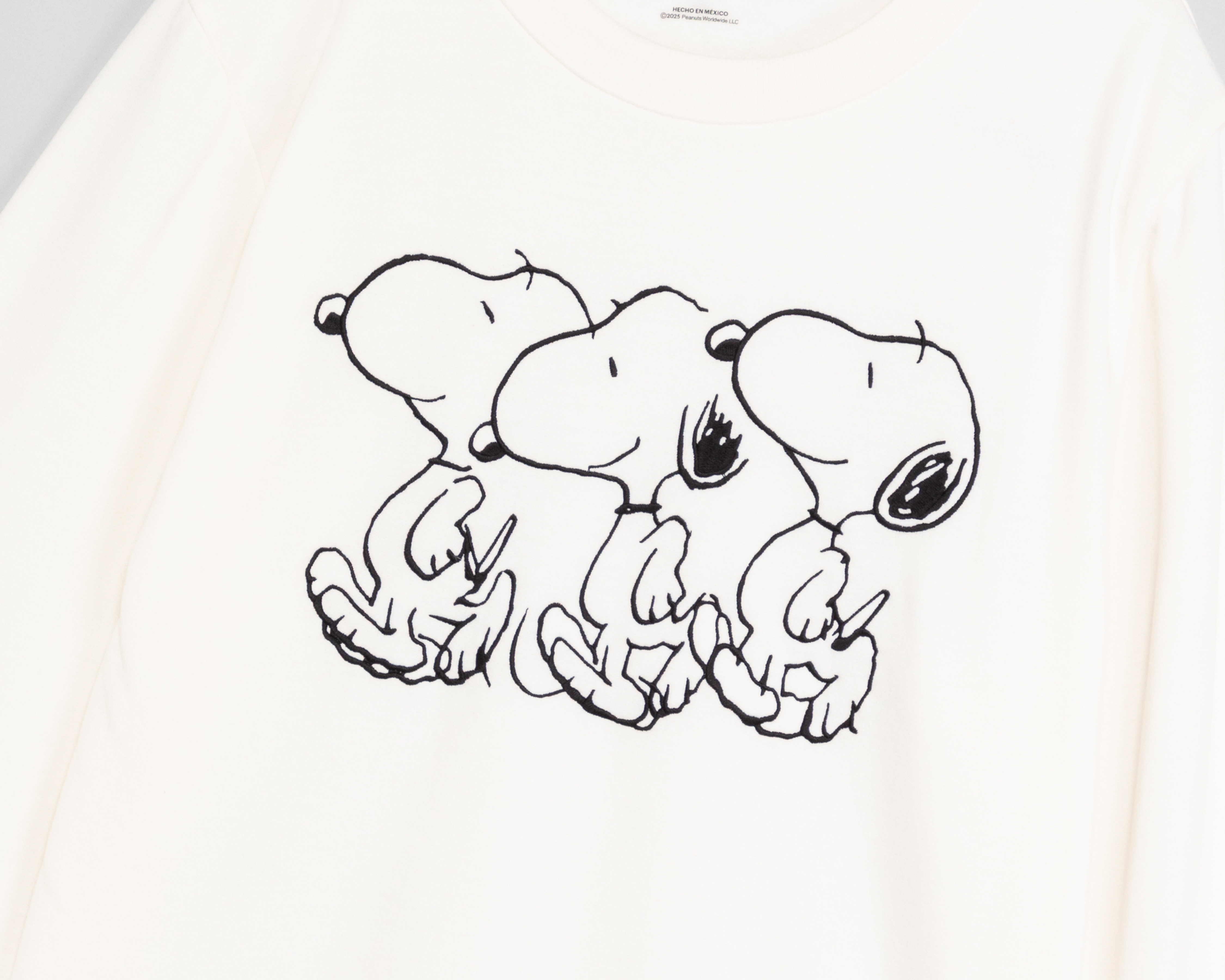 Foto 3 | Foto 3 | Sudadera Blanca Peanuts para Mujer