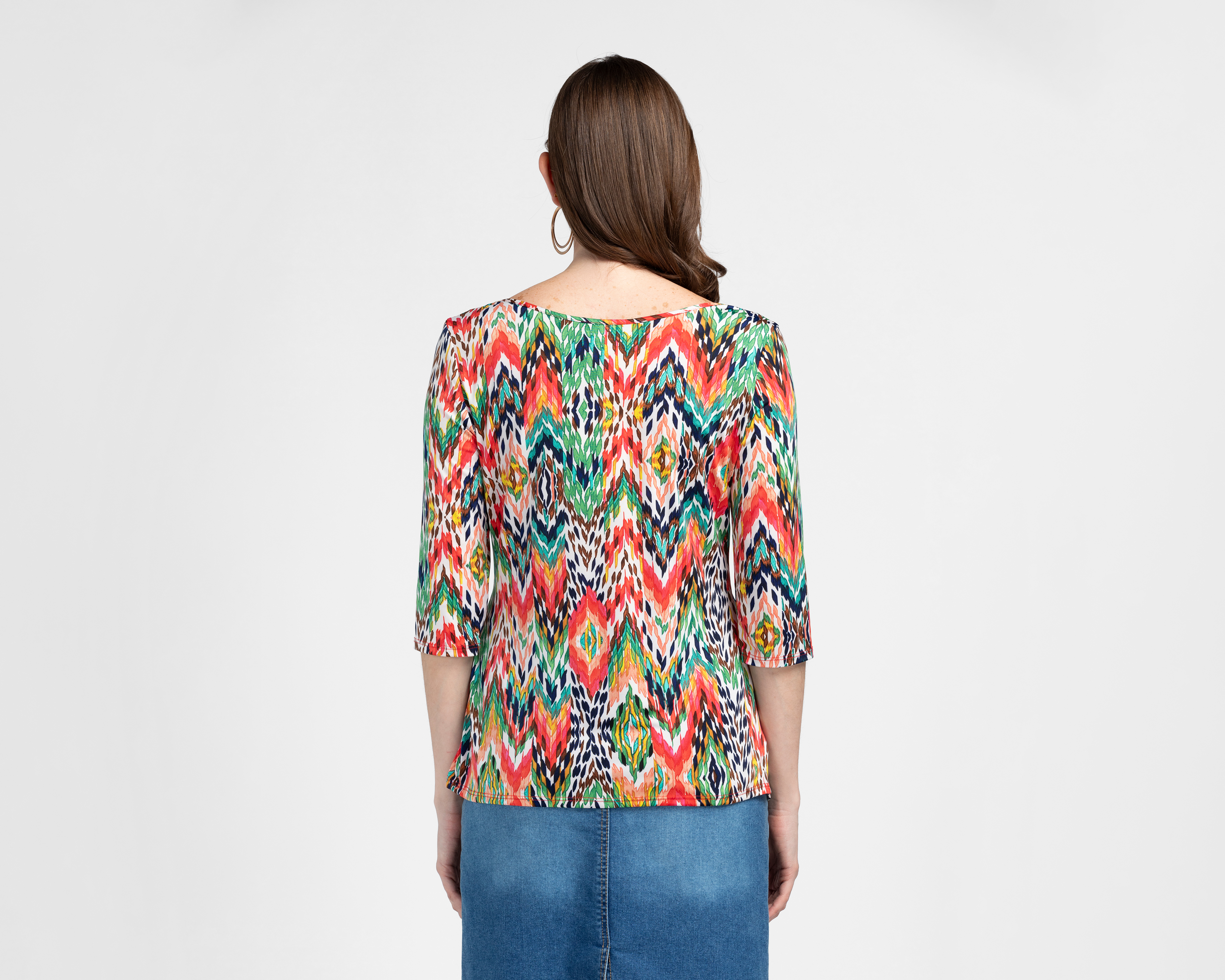 Foto 3 | Foto 3 | Playera Multicolor Charme para Mujer