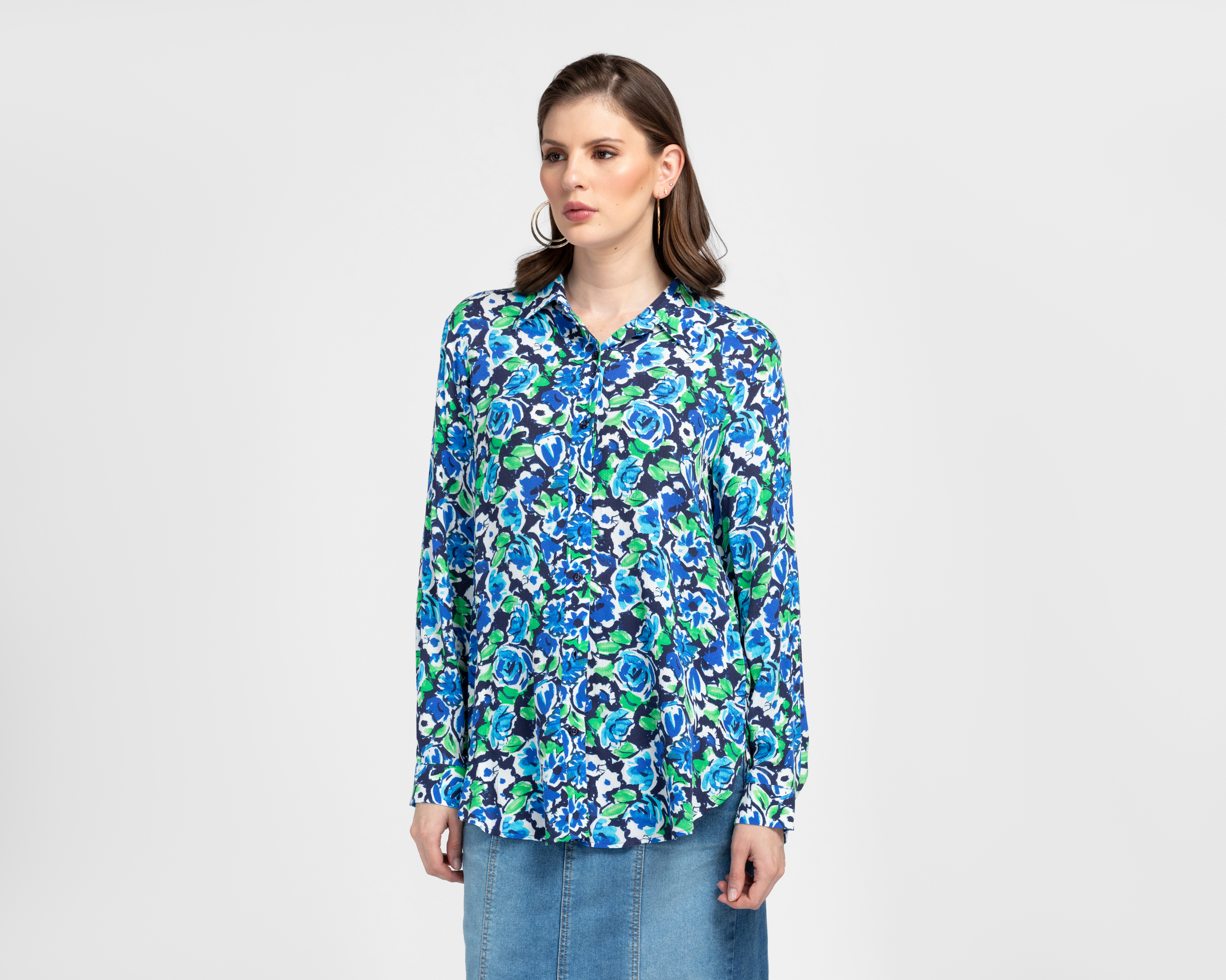 Blusa Manga Larga Charme para Mujer