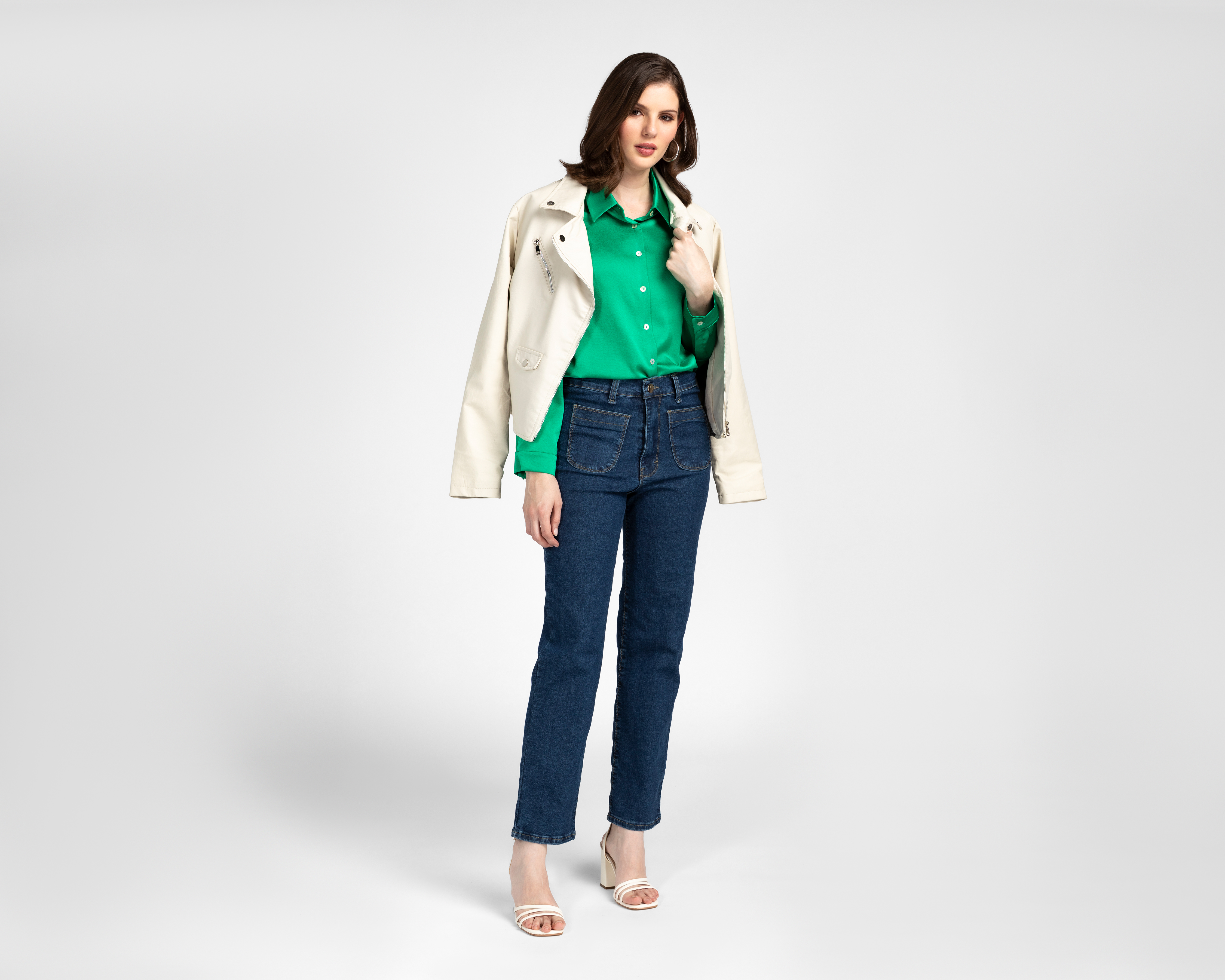 Foto 2 | Foto 2 | Blusa Verde Charme para Mujer