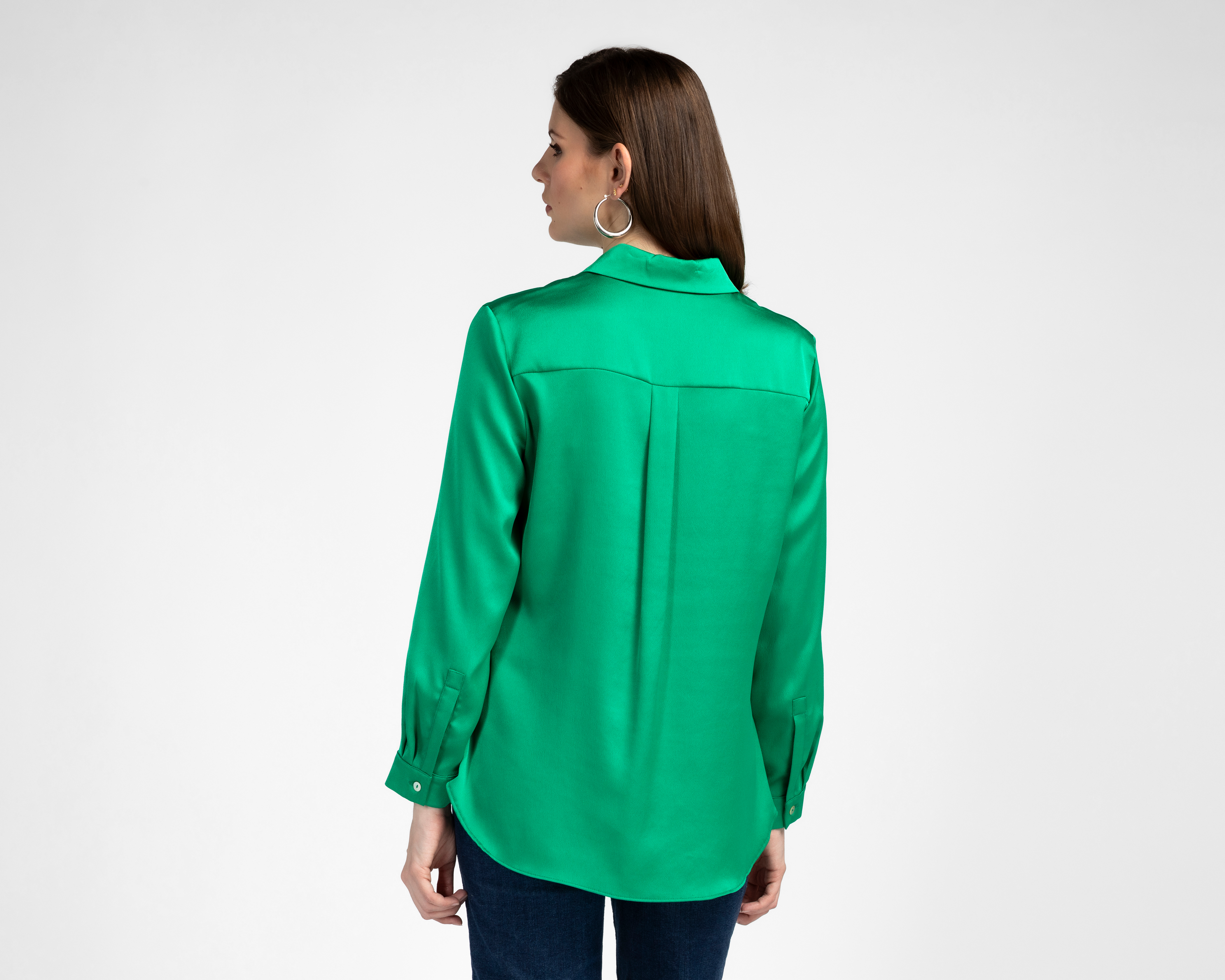 Foto 4 pulgar | Foto 3 | Blusa Verde Charme para Mujer