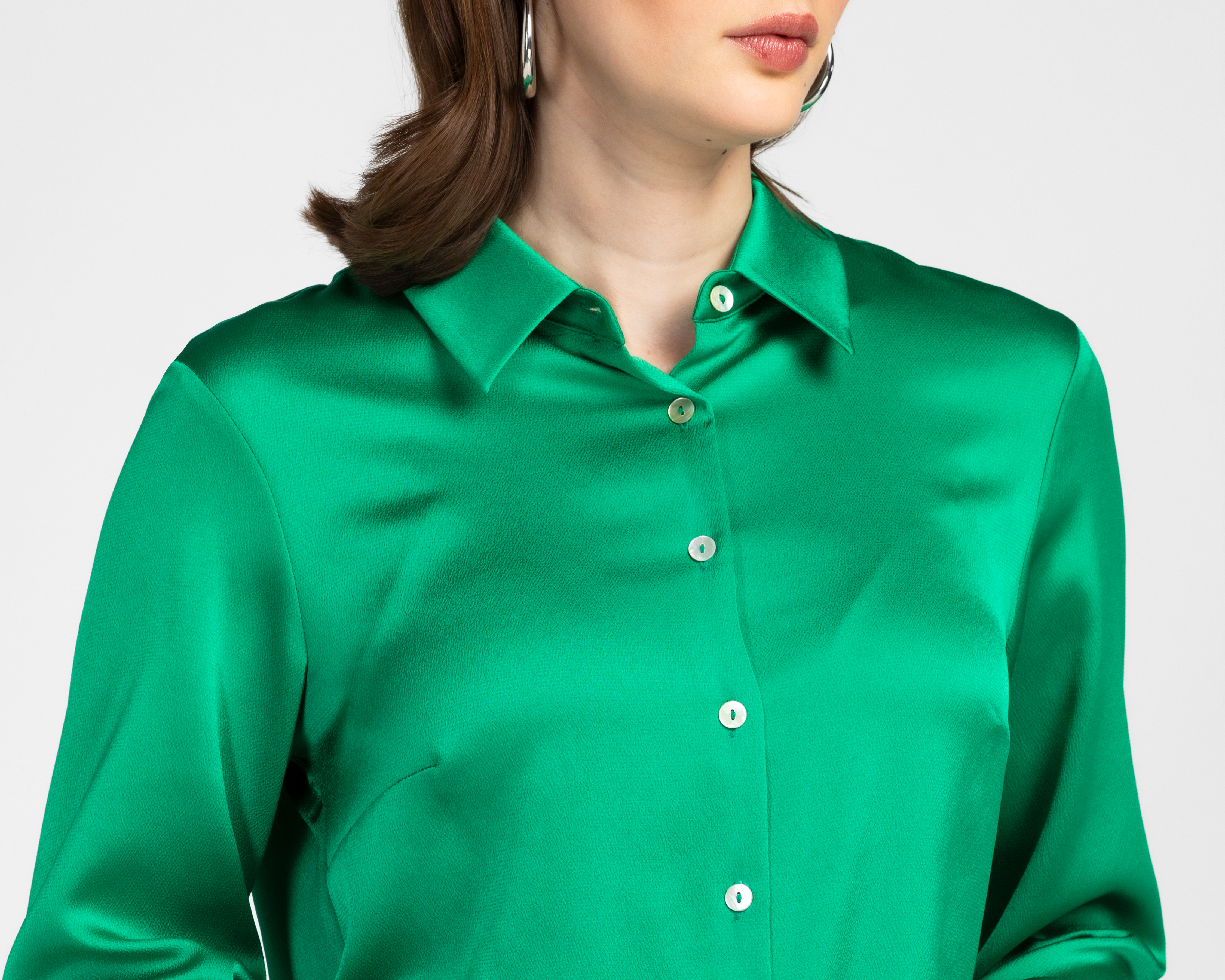Foto 5 pulgar | Foto 4 | Blusa Verde Charme para Mujer