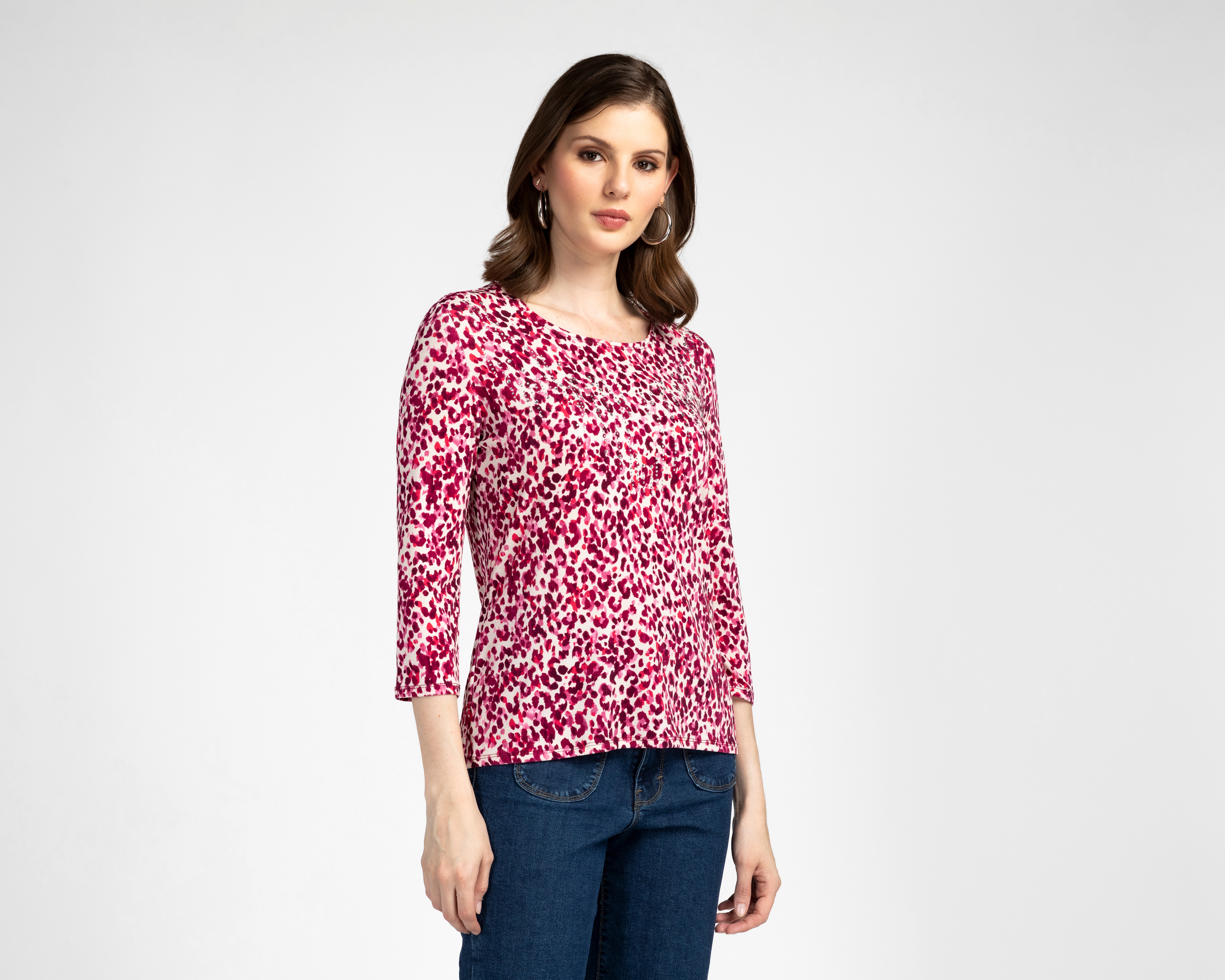 Foto 1 | Foto 1 | Blusa Animal Print Charme para Mujer