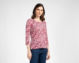 Blusa Animal Print Charme para Mujer