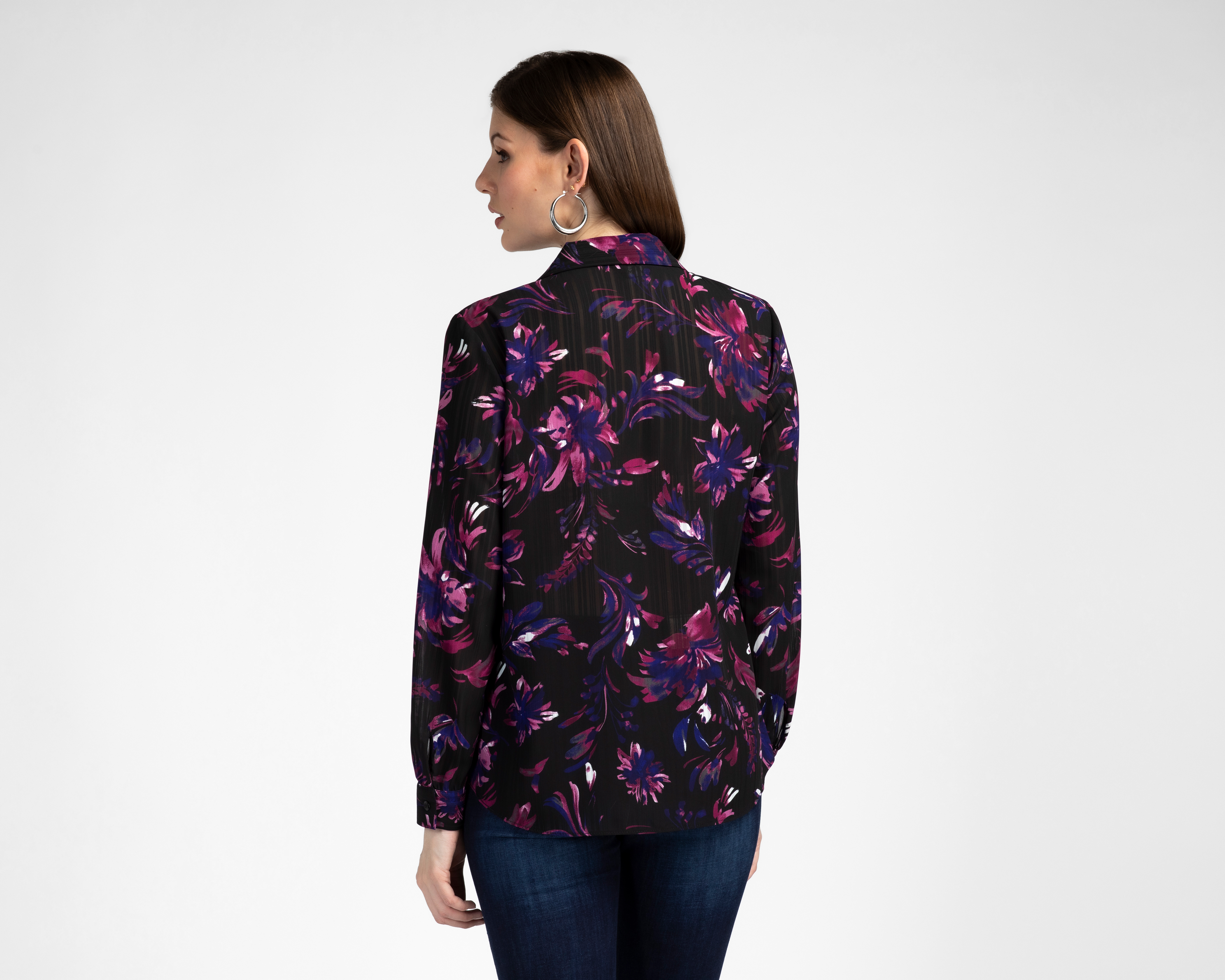 Foto 4 pulgar | Foto 3 | Blusa Floral Charme para Mujer