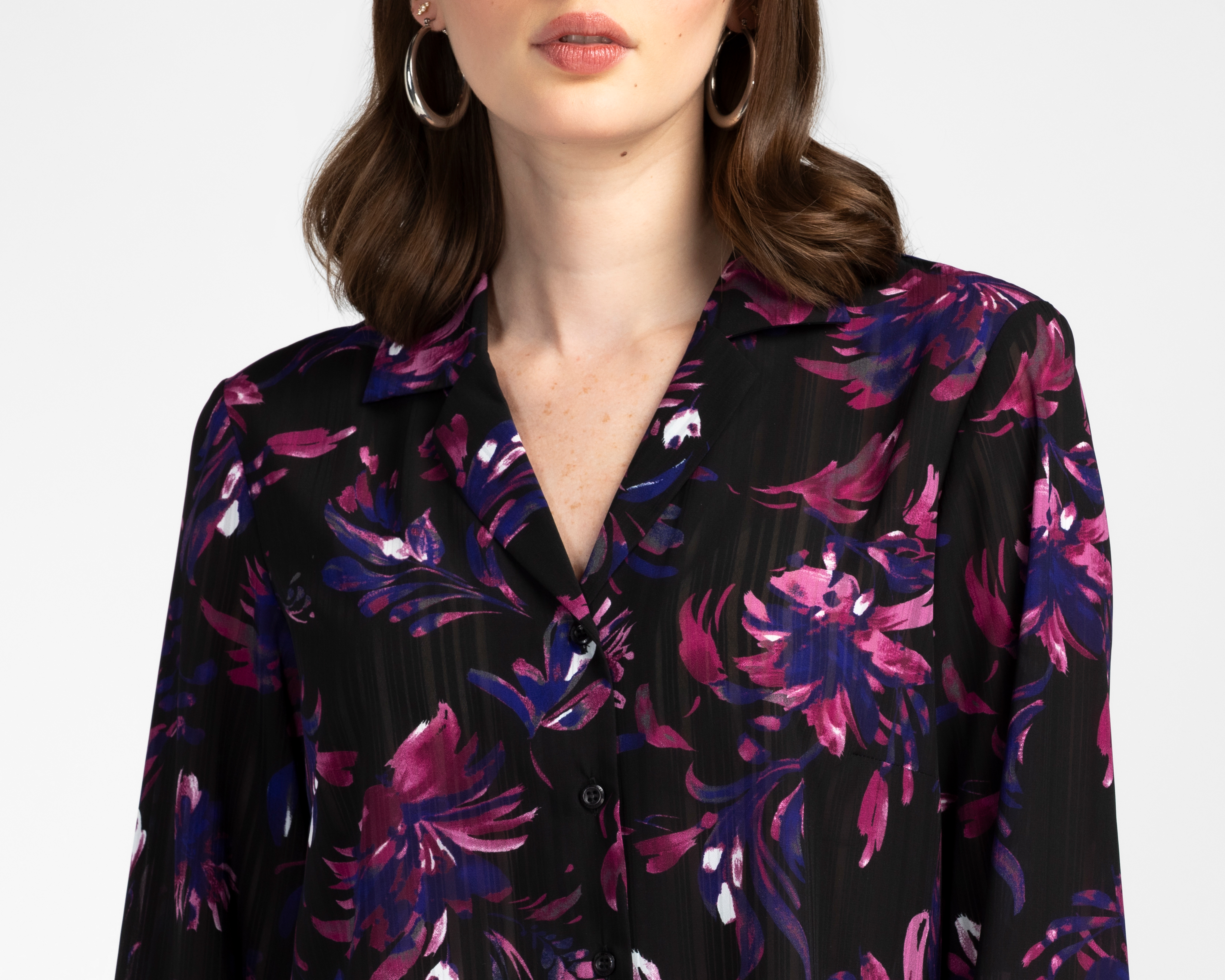 Foto 5 pulgar | Foto 4 | Blusa Floral Charme para Mujer