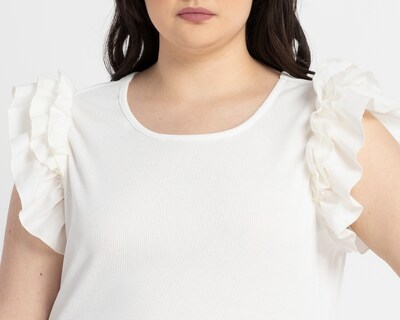 Foto 5 | Foto 4 | Playera Blanca 18 Forever para Mujer