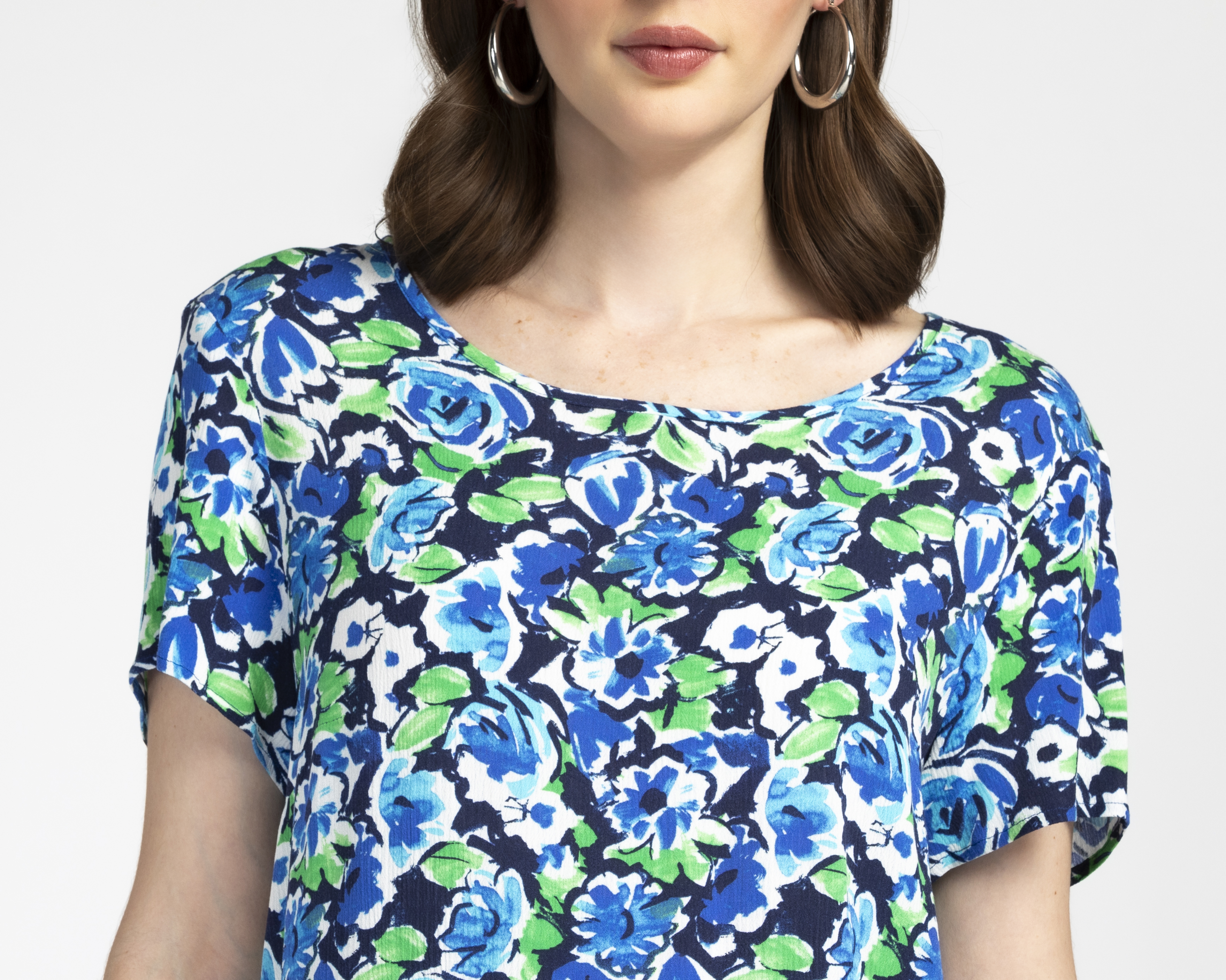 Foto 5 pulgar | Foto 4 | Blusa Azul Charme para Mujer