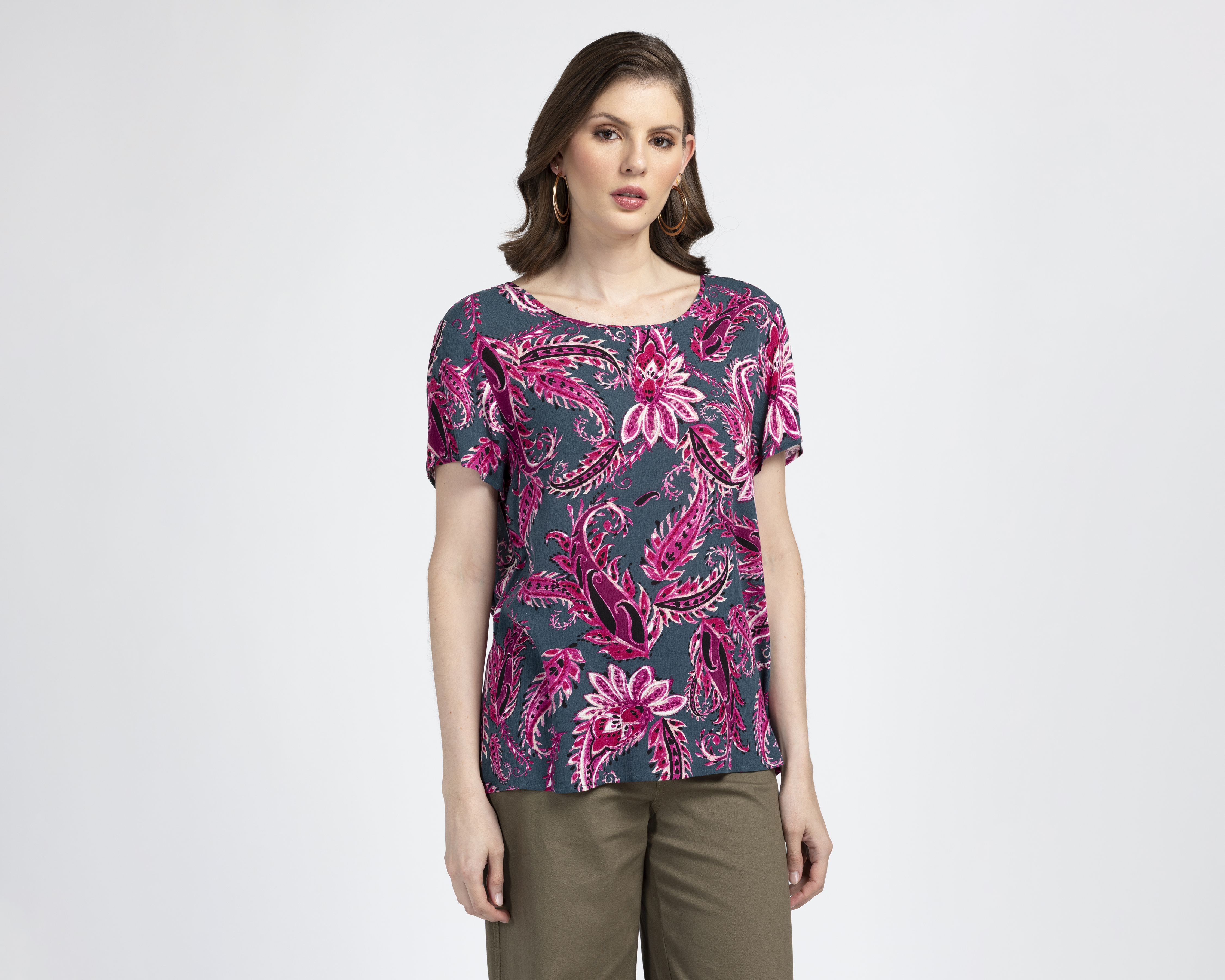 Foto 1 | Foto 1 | Blusa Manga Corta Charme para Mujer