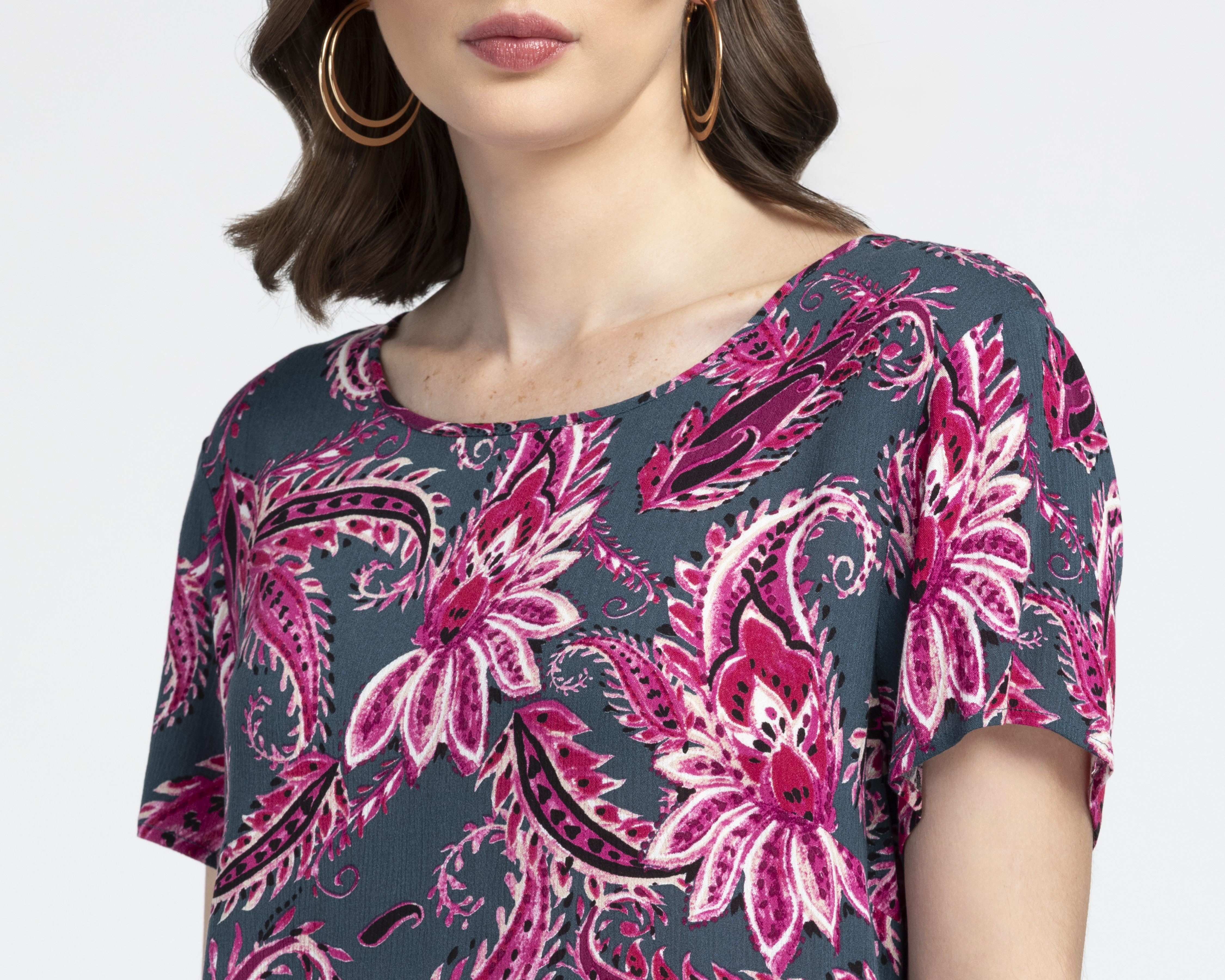 Foto 4 | Foto 4 | Blusa Manga Corta Charme para Mujer