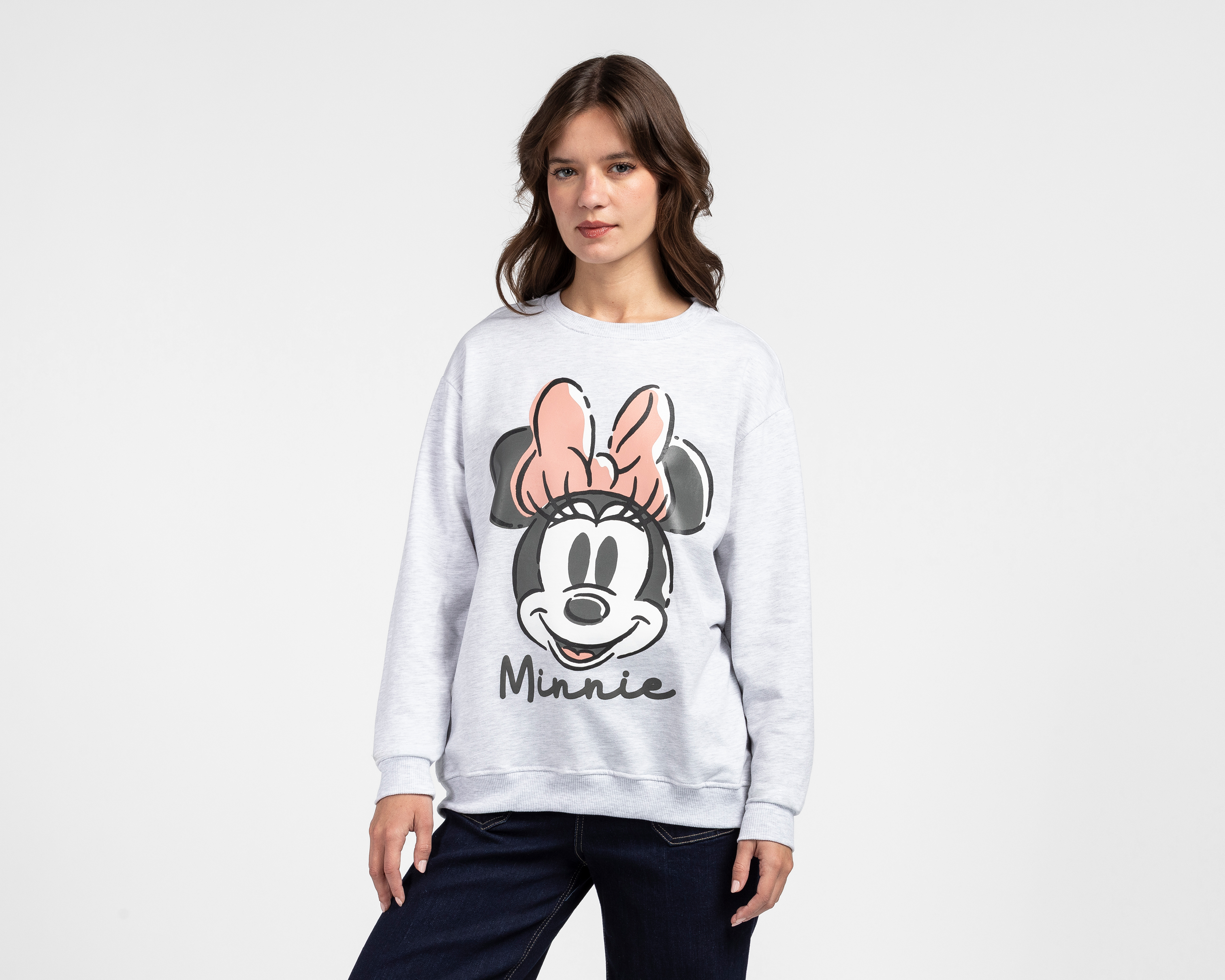Foto 2 pulgar | Foto 1 | Suéter Estampado Disney Minnie Mouse para Mujer