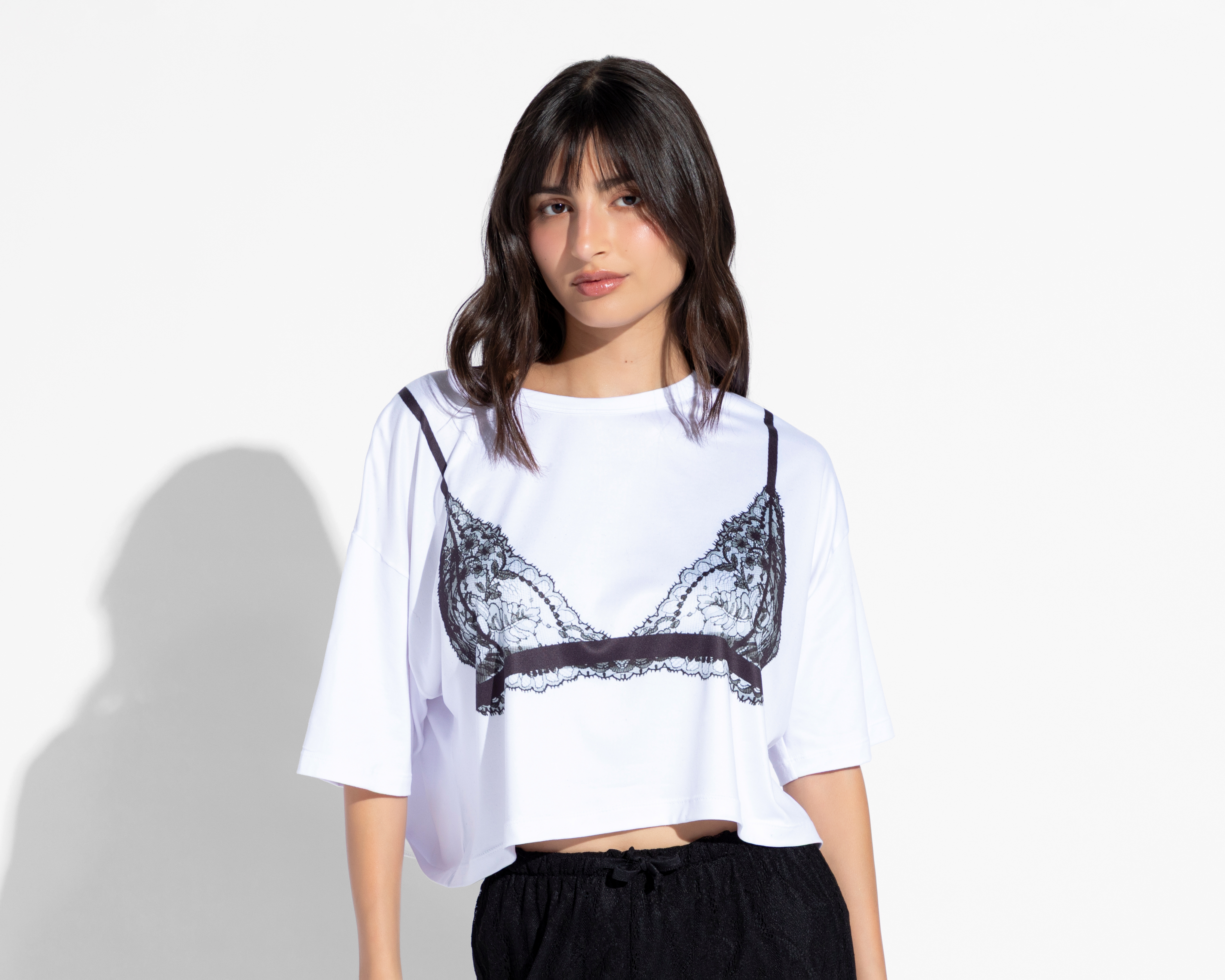 Foto 2 | Foto 2 | Playera Blanca Strona para Mujer