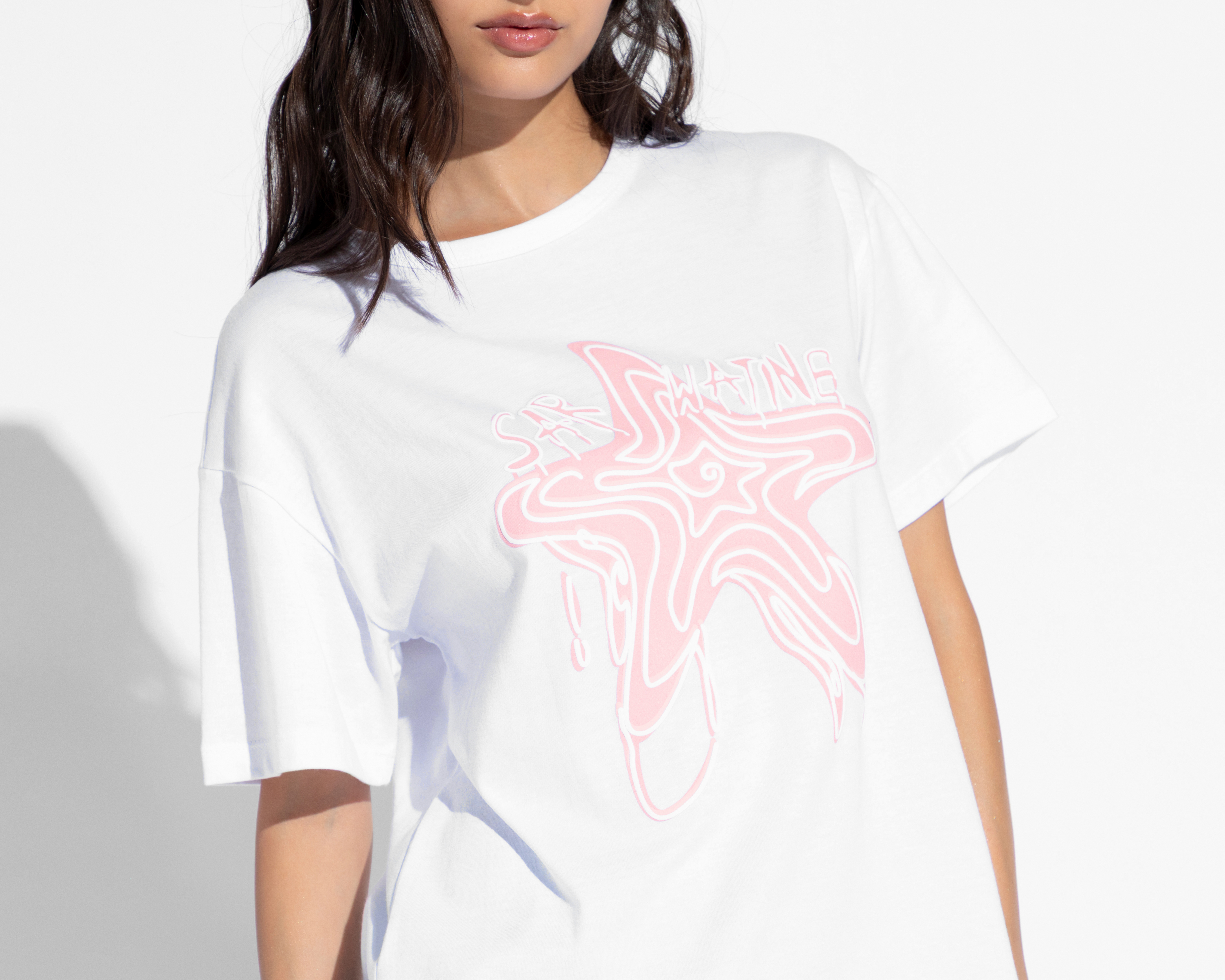 Foto 4 | Foto 4 | Playera Blanca Strona para Mujer