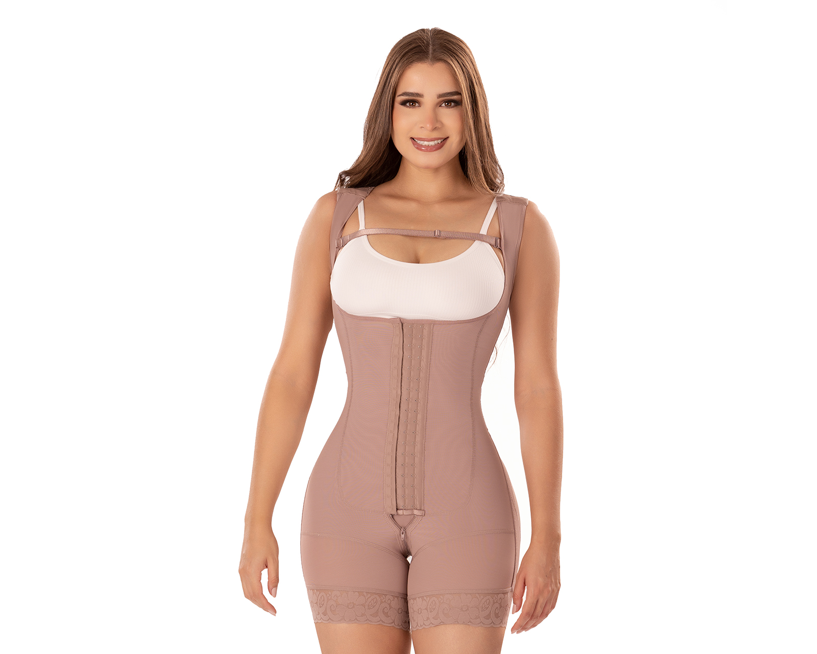 Body Bóxer Shape Concept Alta Compresión con Push Up para Mujer