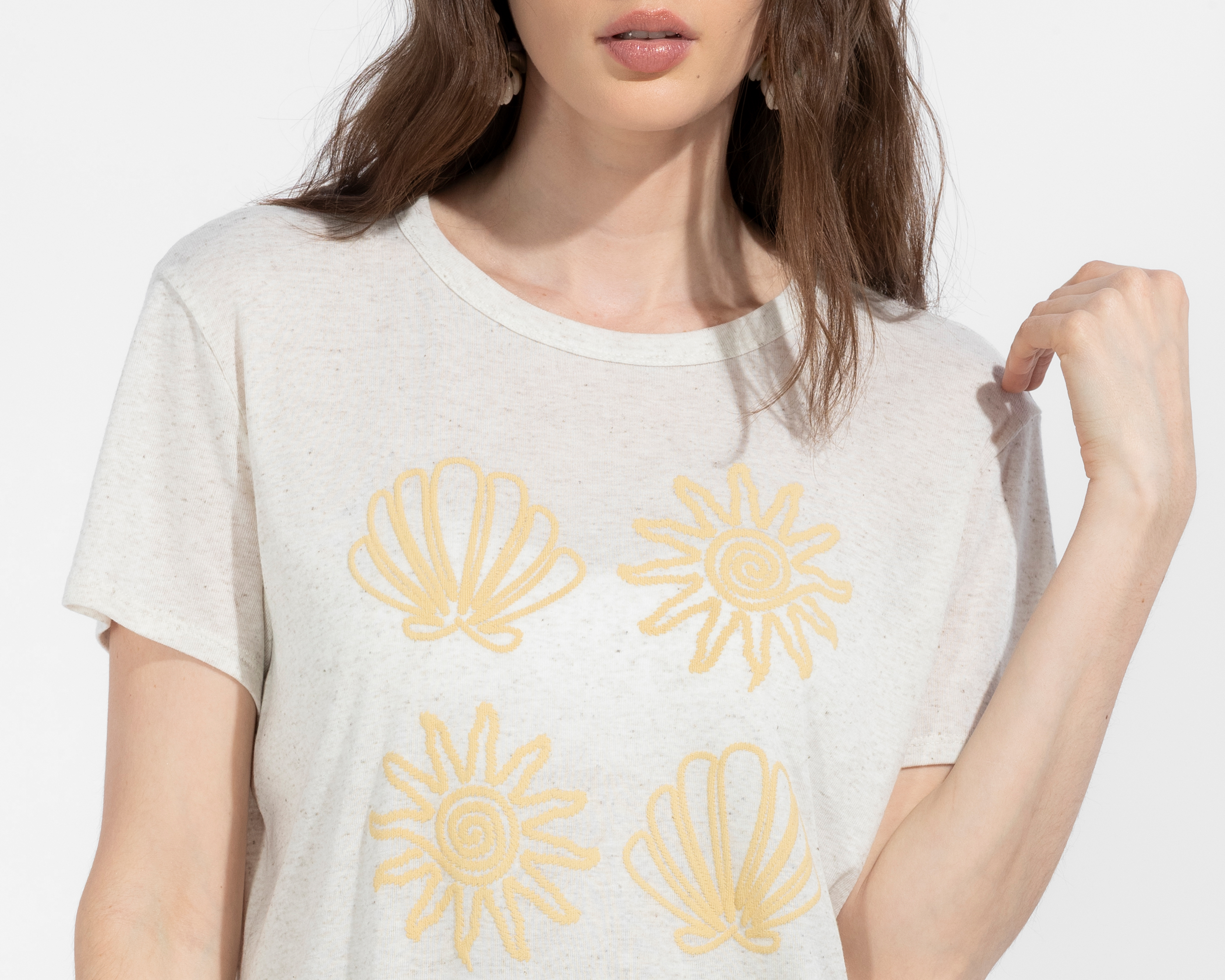 Foto 4 | Foto 4 | Playera Beige Sahara Juvenil