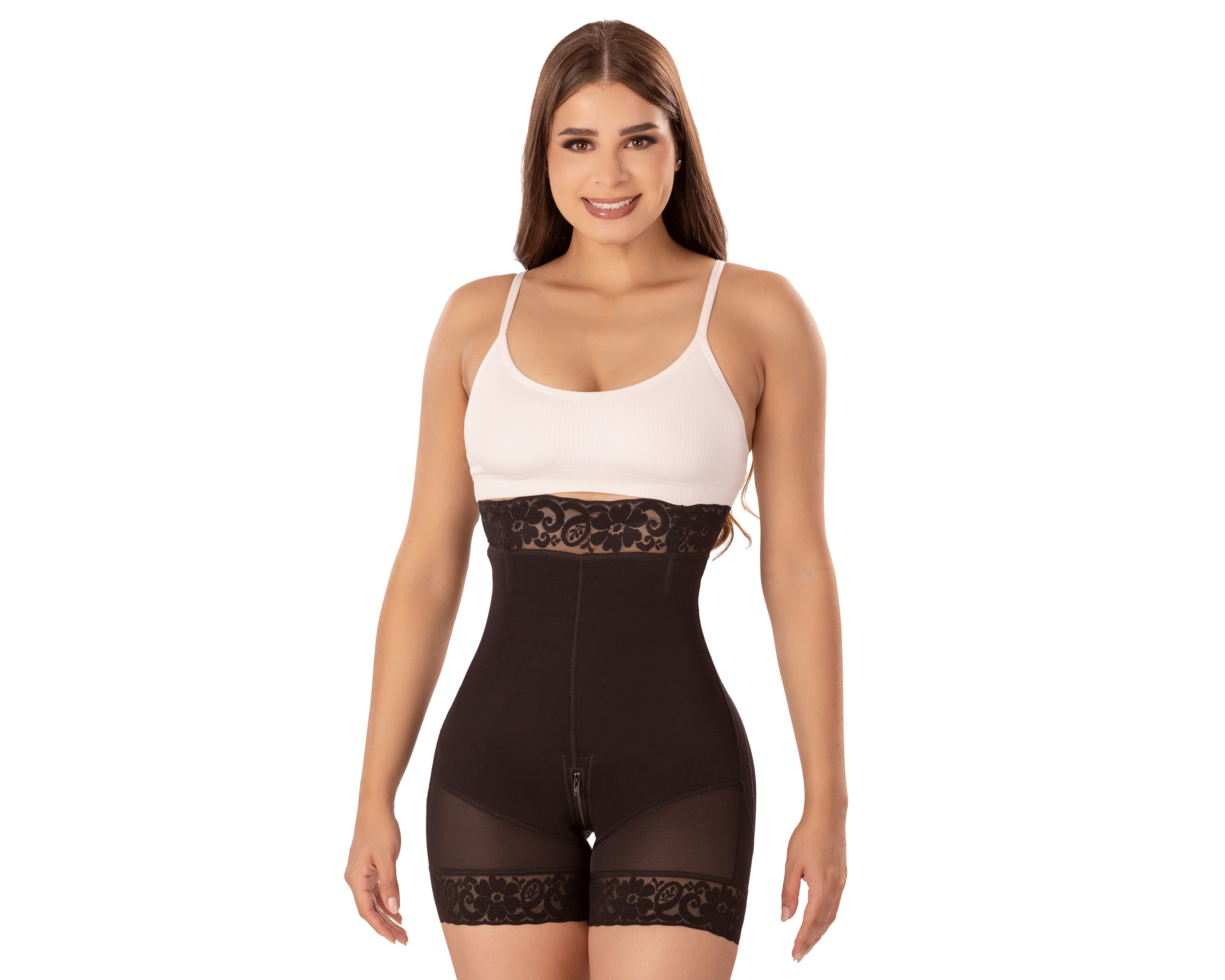 Foto 2 pulgar | Foto 1 | Faja tipo Bóxer Shape Concept con Encaje para Mujer