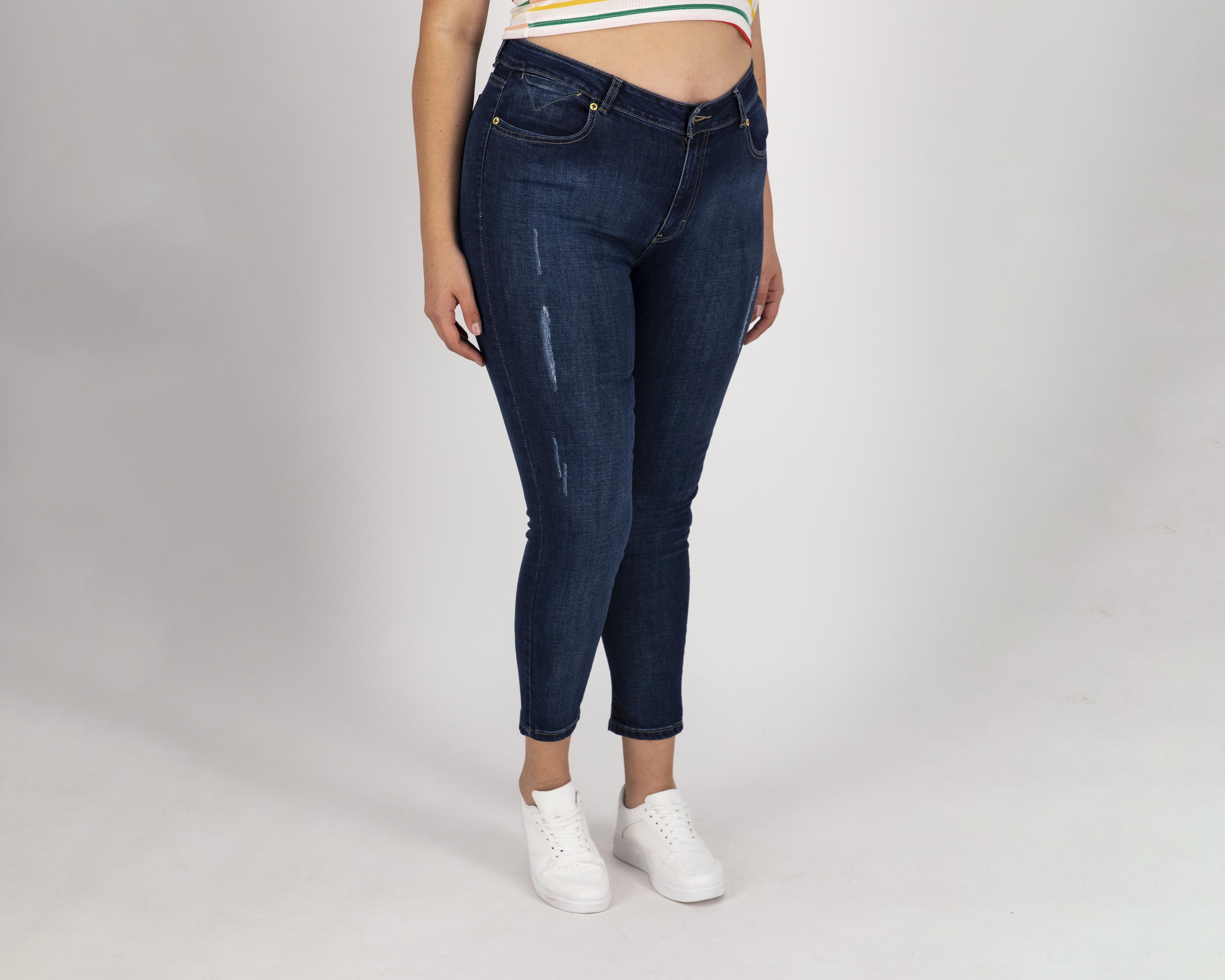 Foto 5 pulgar | Foto 4 | Jeans Slim Fit Refill para Mujer