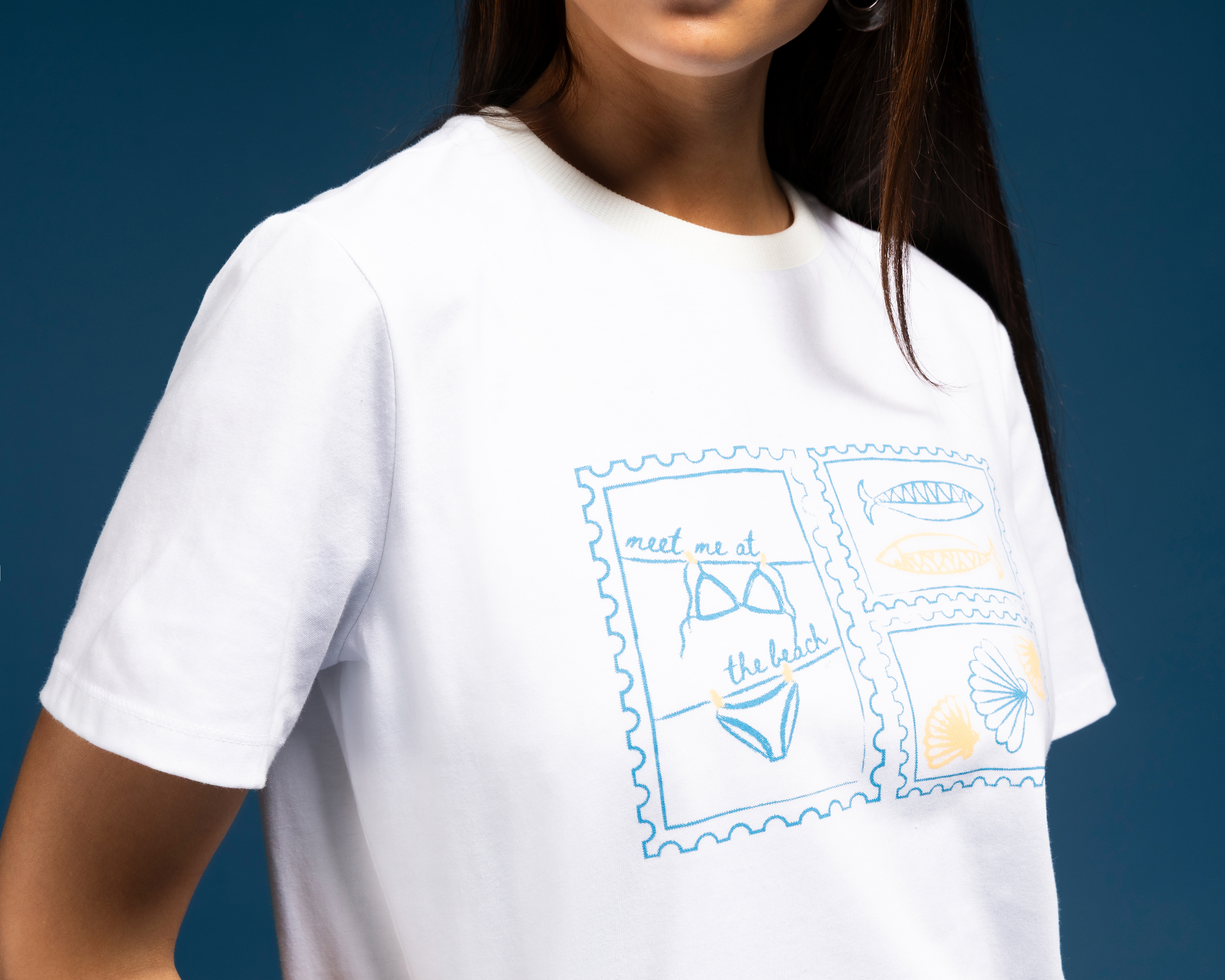 Foto 4 | Foto 4 | Playera Blanca Strona Juvenil