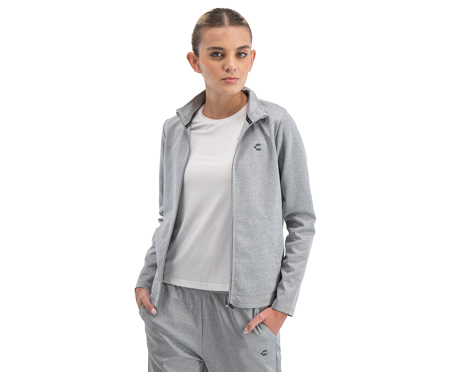 Foto 4 pulgar | Foto 3 | Conjunto Deportivo de Pants y Chamarra Charly para Mujer