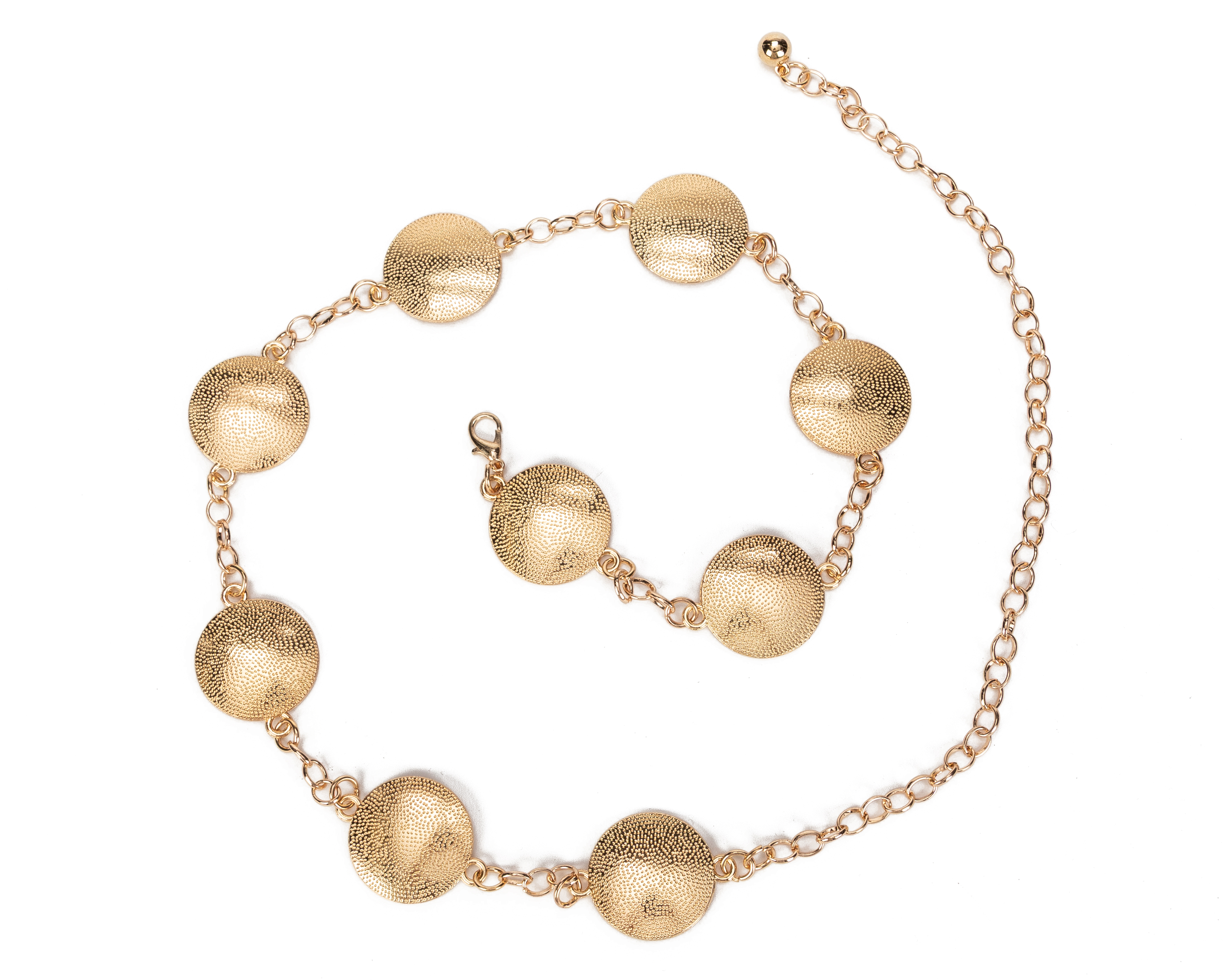 Cinturón de Metal para Mujer Sahara Dorado