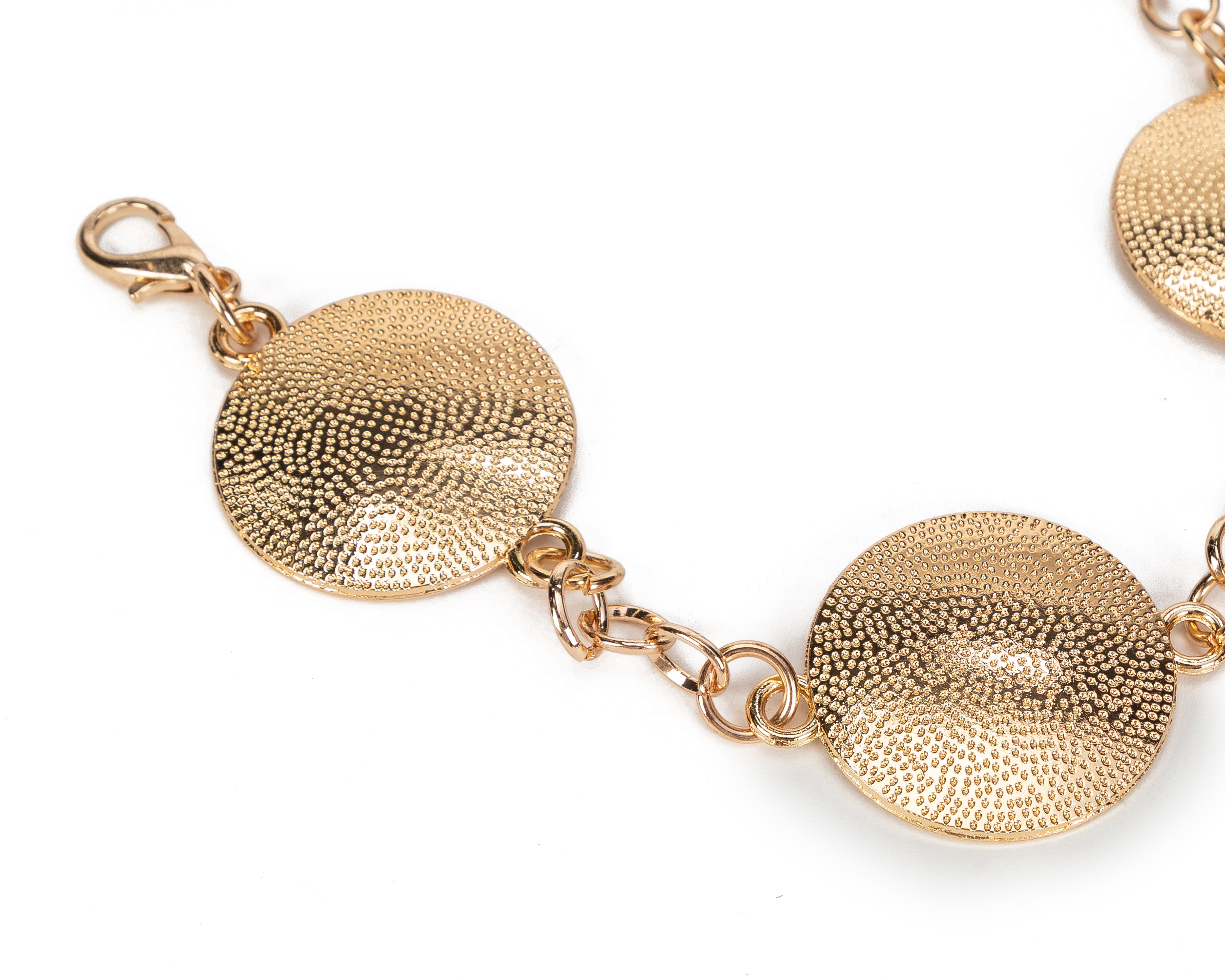 Foto 3 pulgar | Foto 2 | Cinturón de Metal para Mujer Sahara Dorado