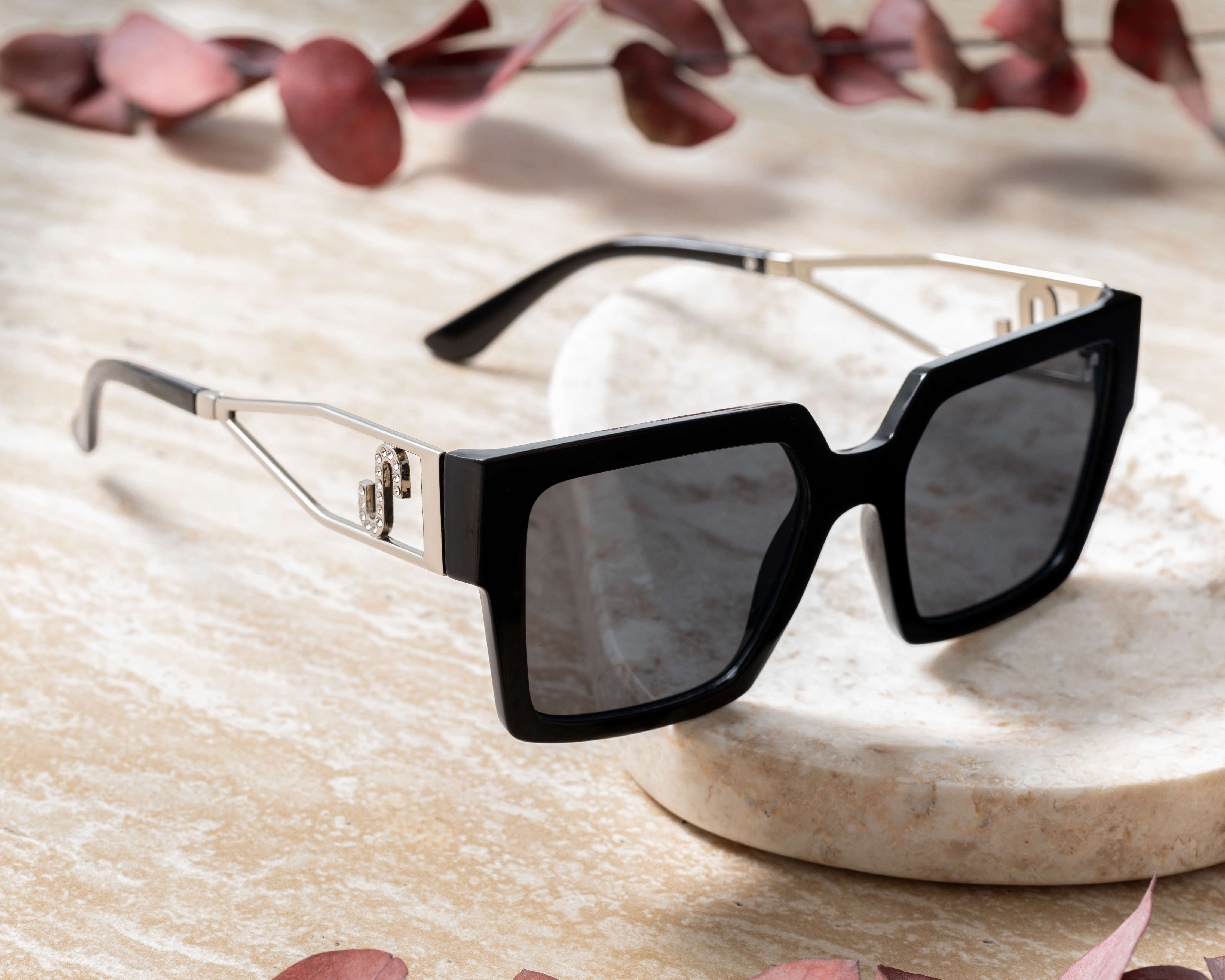 Foto 6 pulgar | Foto 5 | Lentes de Sol para Mujer Strona Cuadrados Negros