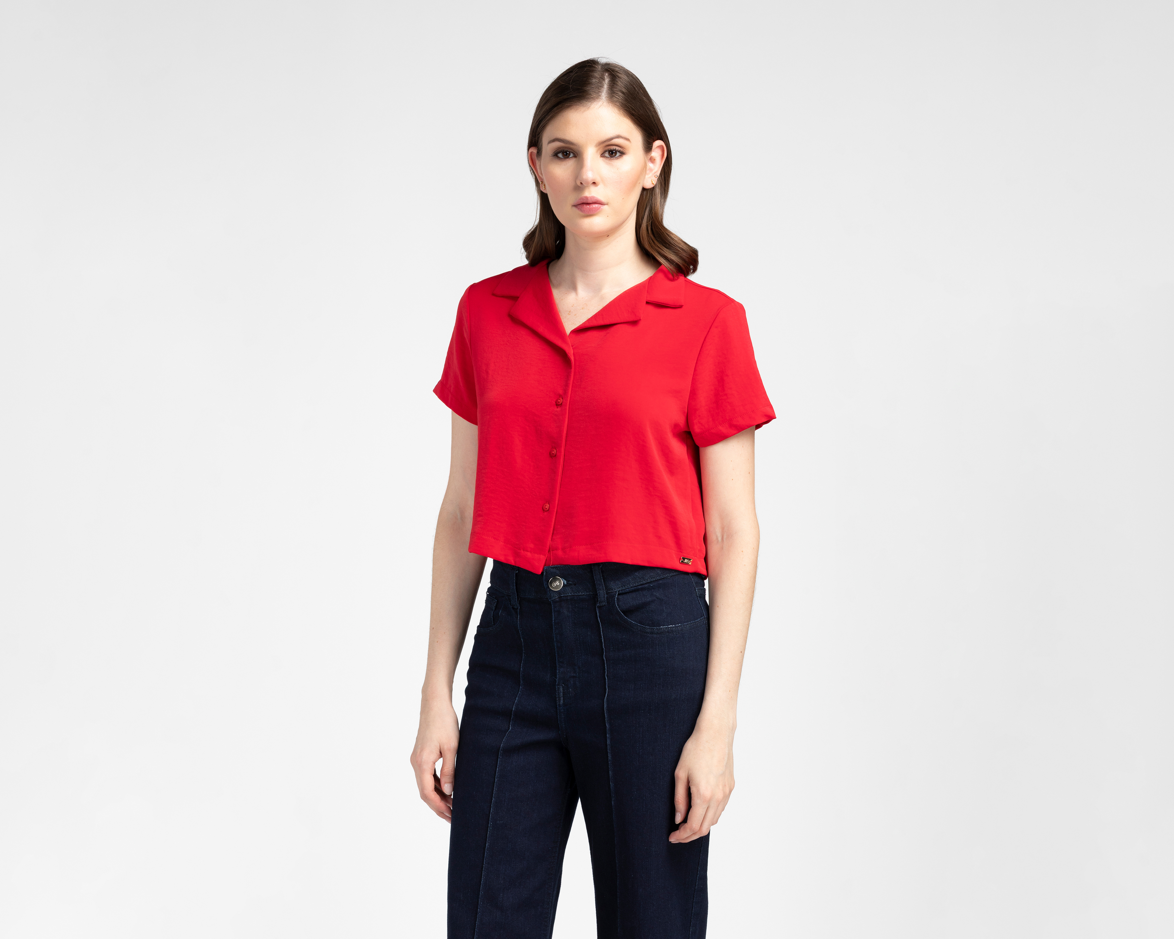 Foto 2 pulgar | Foto 1 | Blusa Manga Corta Jennifer Lopez Juvenil