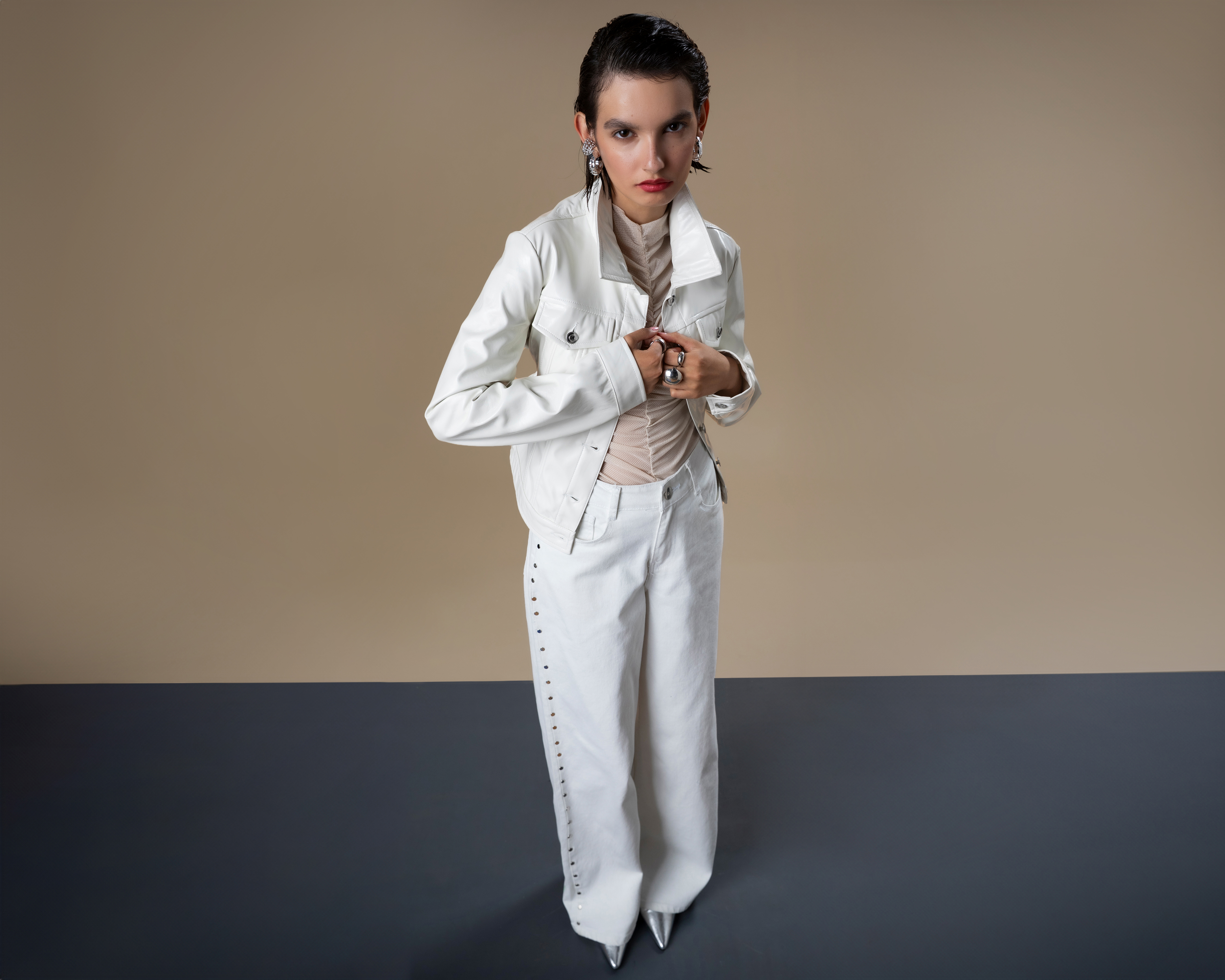 Chamarra Biker Strona para Mujer