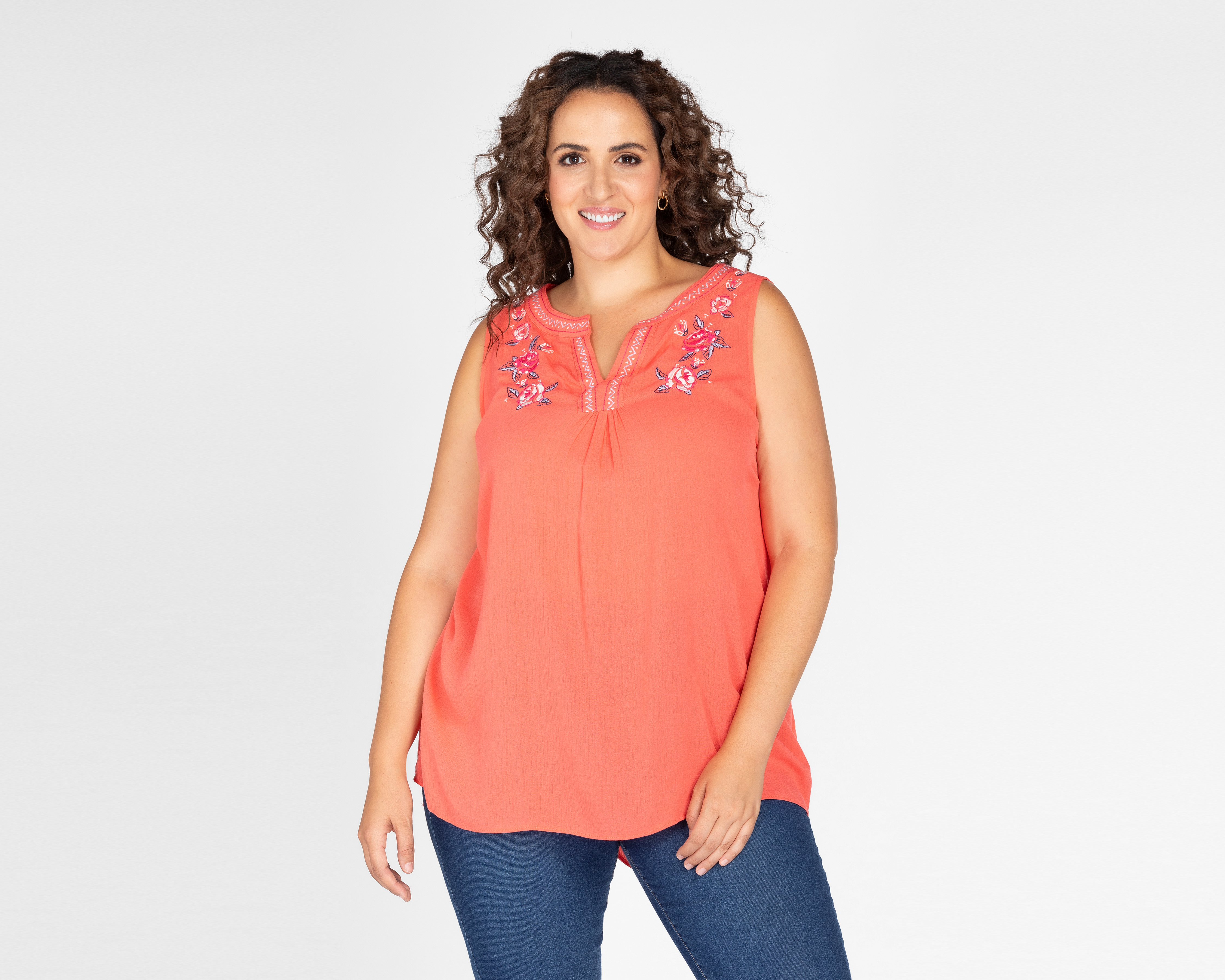 Foto 2 pulgar | Foto 1 | Blusa Lady Sun sin Mangas