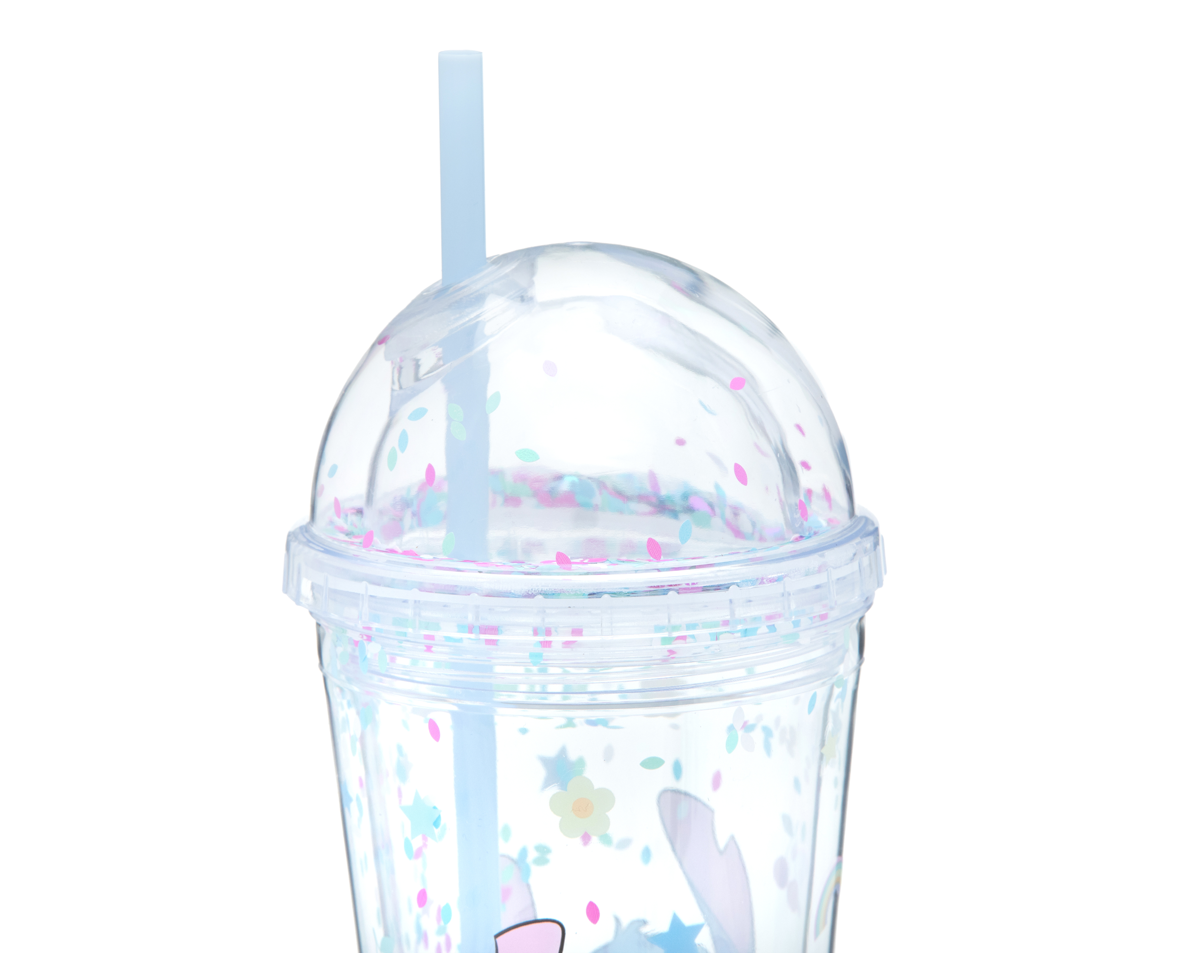 Foto 2 | Foto 2 | Vaso con Popote de Plástico Disney Lilo & Stitch 500 ml