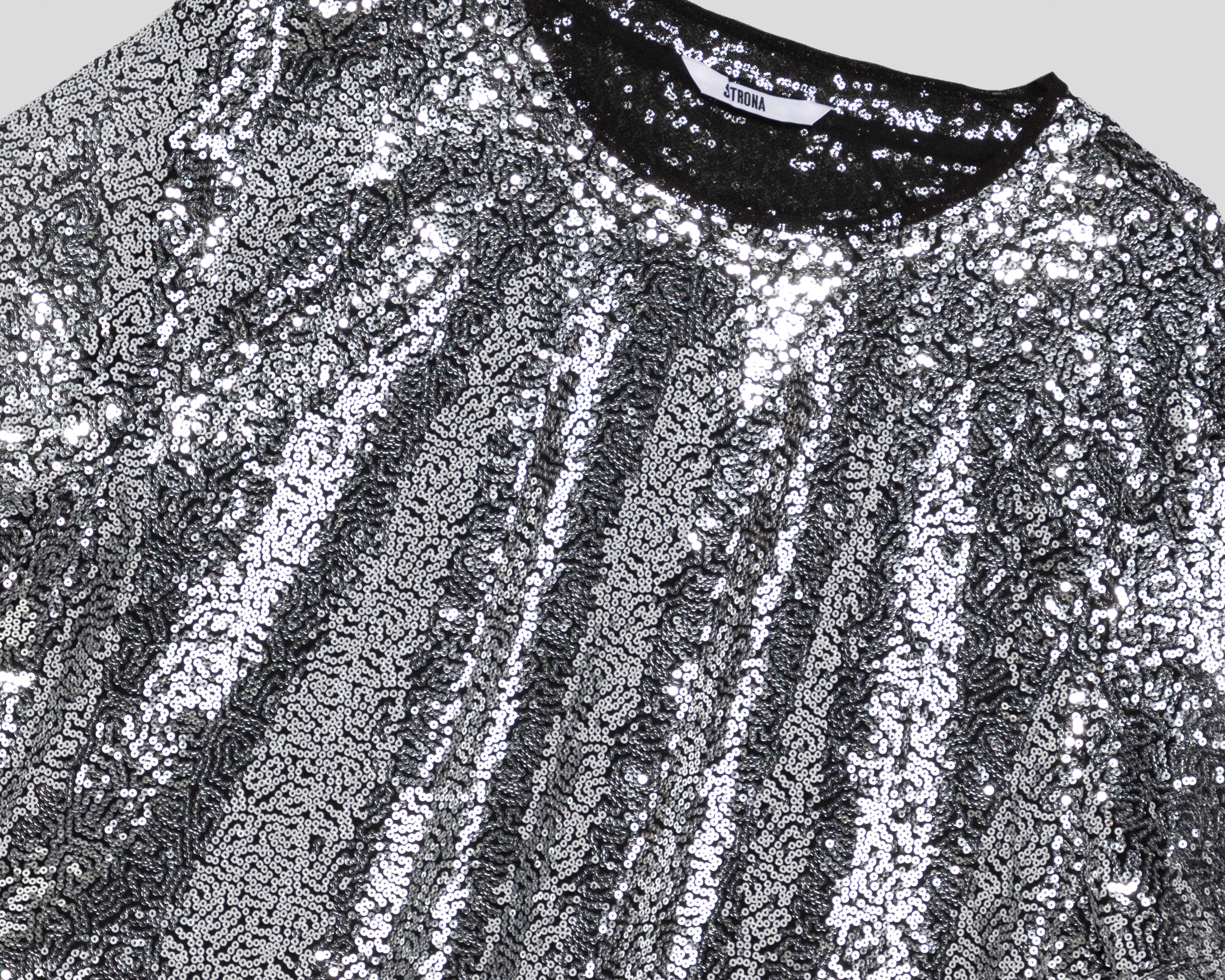 Foto 4 pulgar | Foto 3 | Blusa con Lentejuelas Strona para Mujer