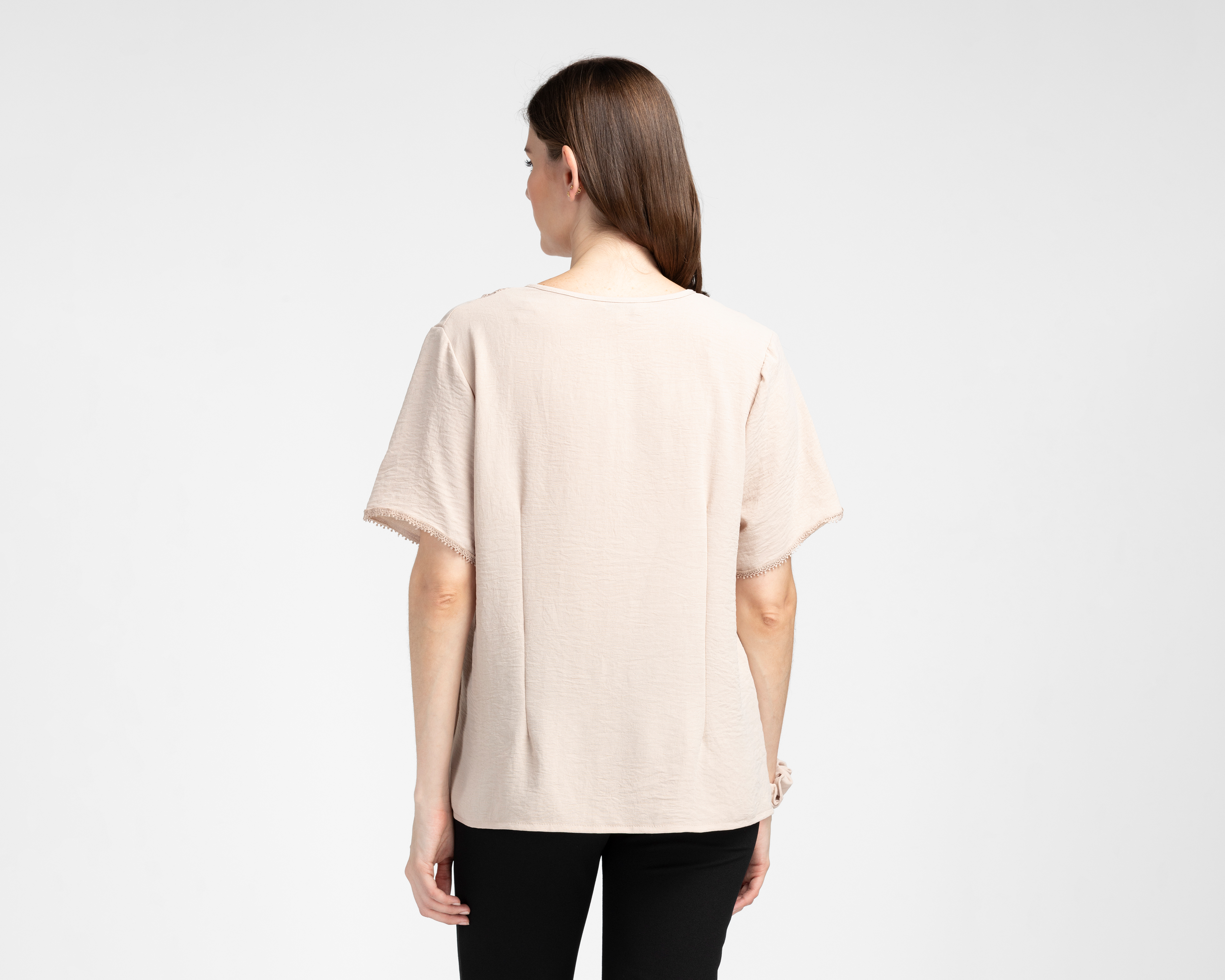 Foto 4 pulgar | Foto 3 | Blusa con Scrunchie Lady Sun para Mujer