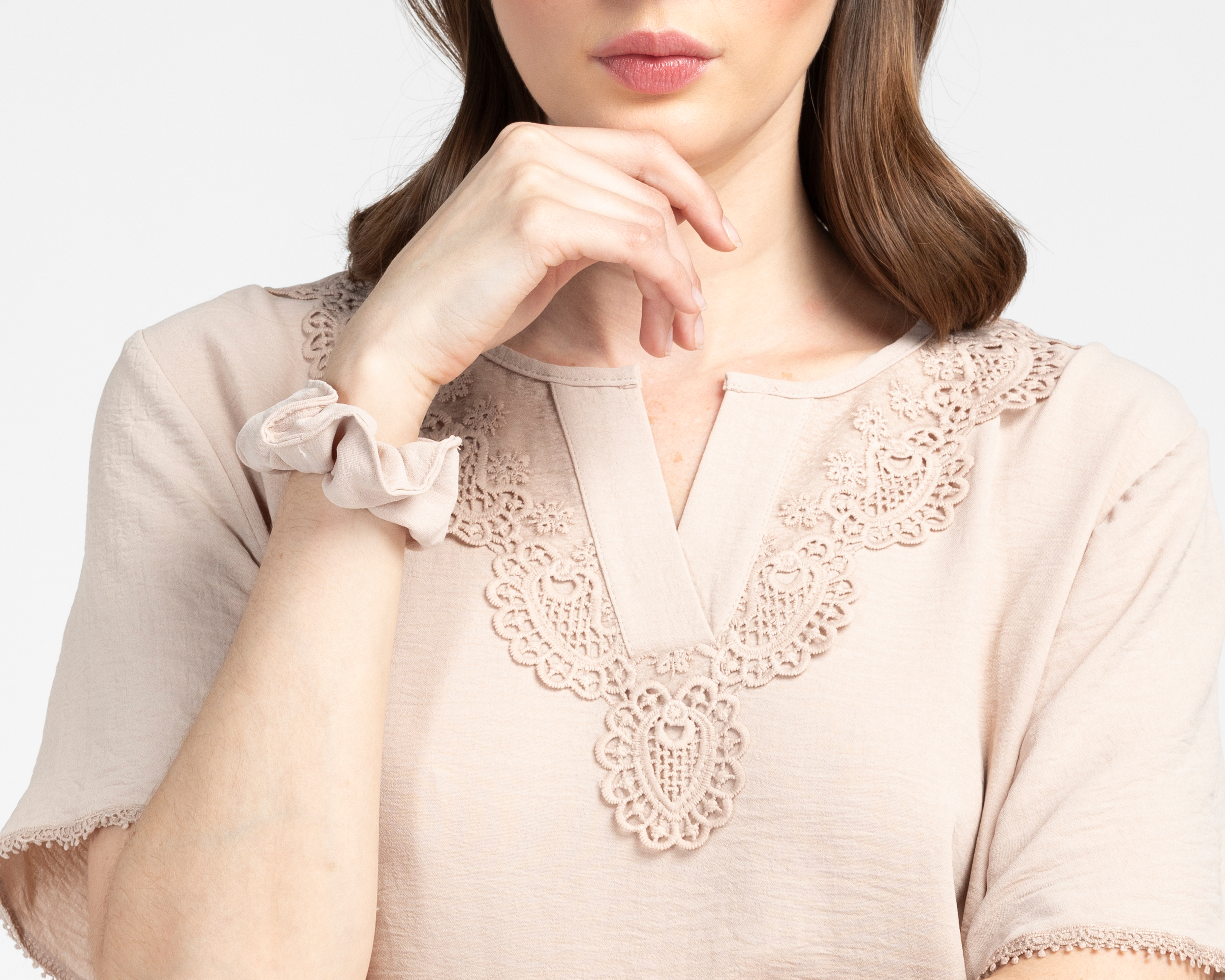 Foto 4 | Foto 4 | Blusa con Scrunchie Lady Sun para Mujer