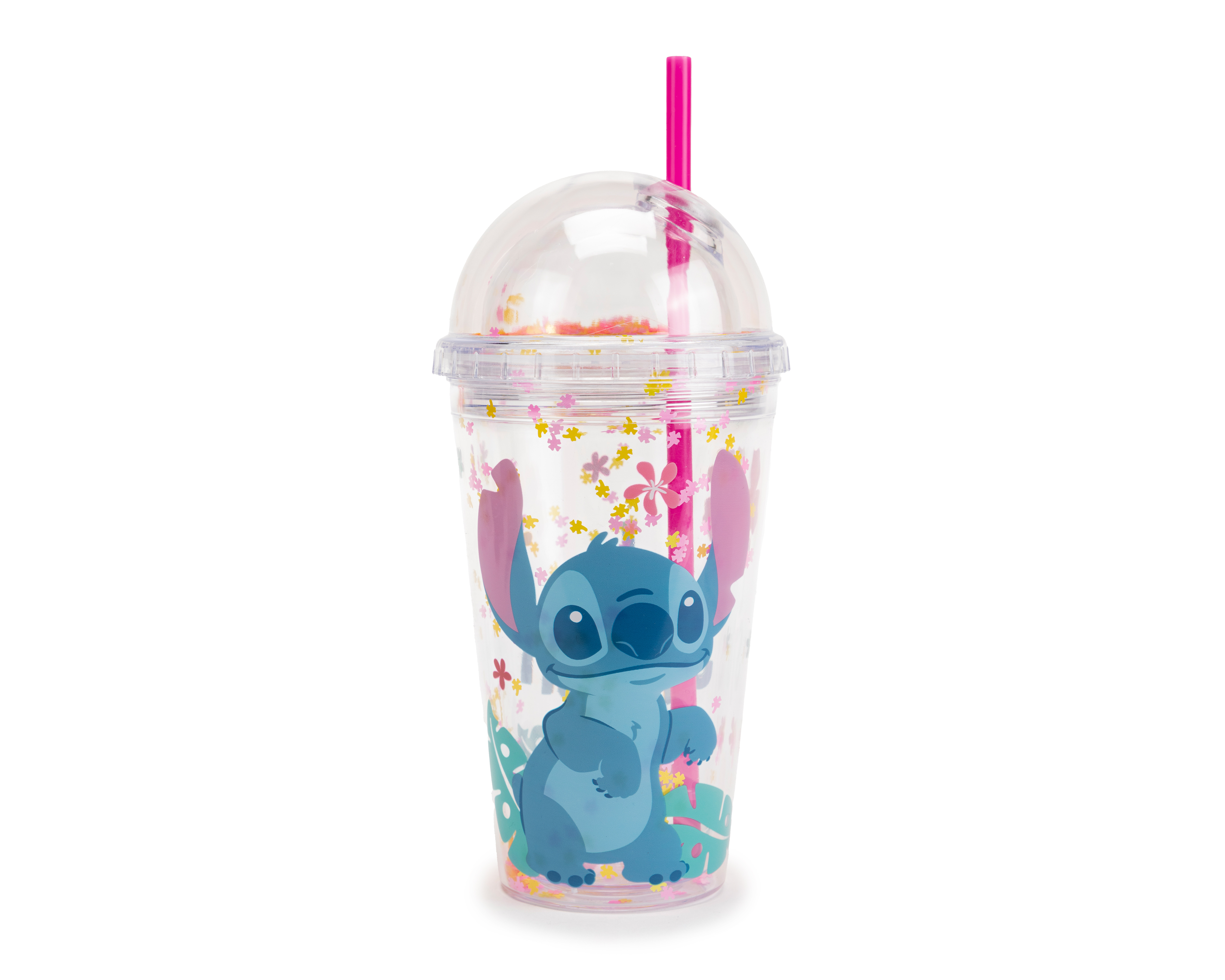 Foto 2 pulgar | Foto 1 | Vaso con Popote de Plástico Disney Lilo & Stitch 500 ml