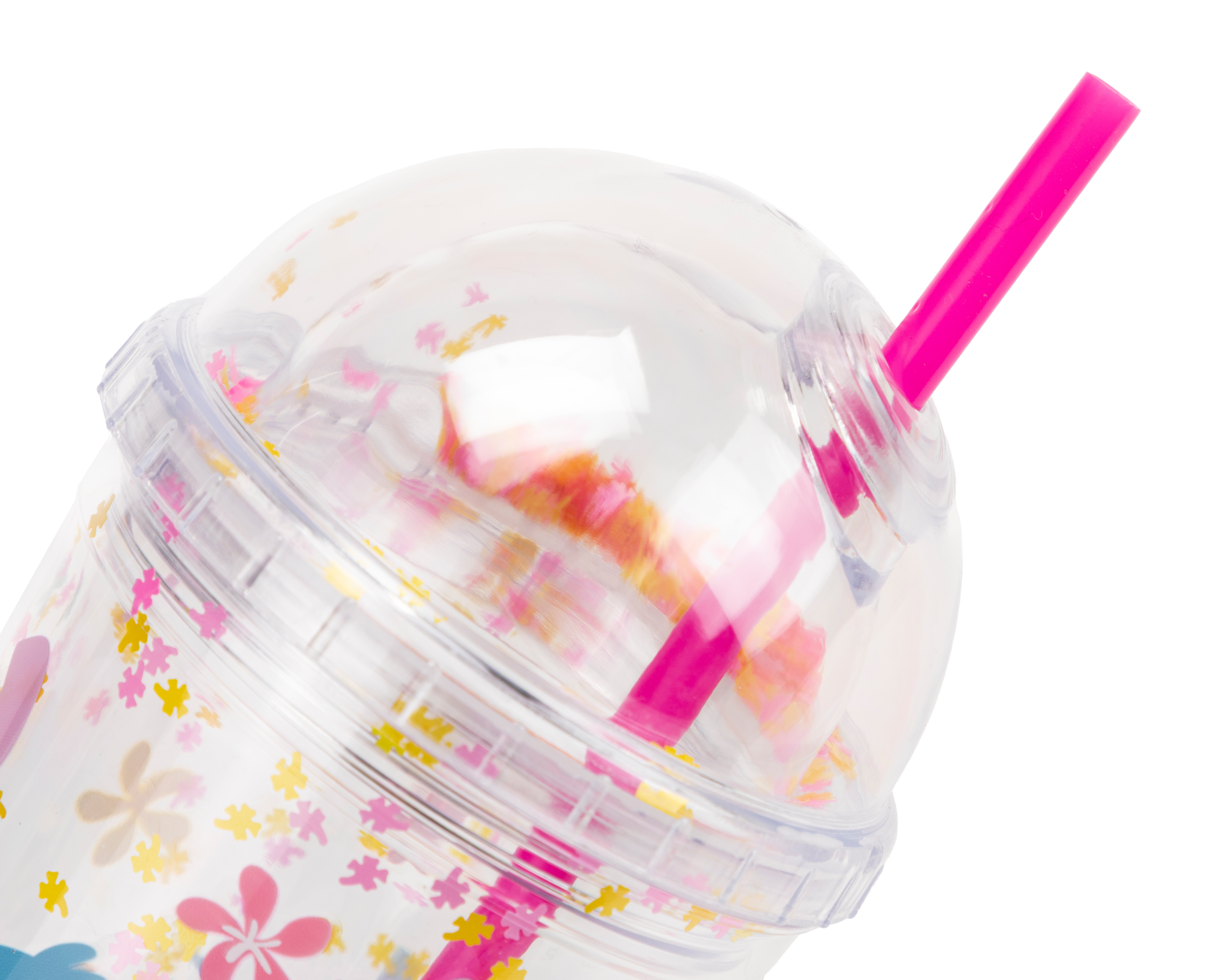 Foto 2 | Foto 2 | Vaso con Popote de Plástico Disney Lilo & Stitch 500 ml