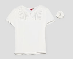 Blusa Manga Corta Sahara para Mujer