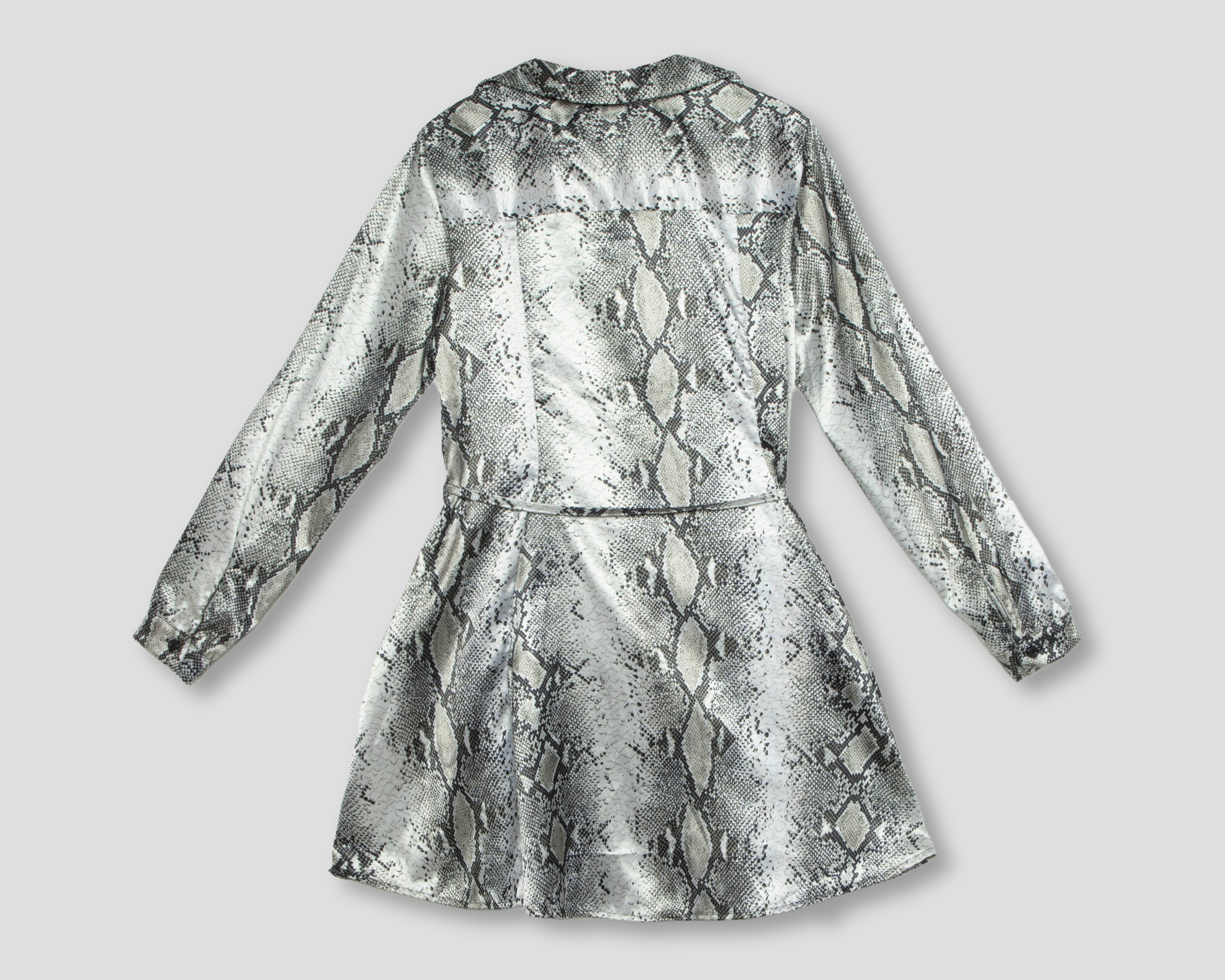 Foto 2 | Foto 2 | Vestido de Fiesta Sahara Manga Larga Animal Print con Botones para Mujer