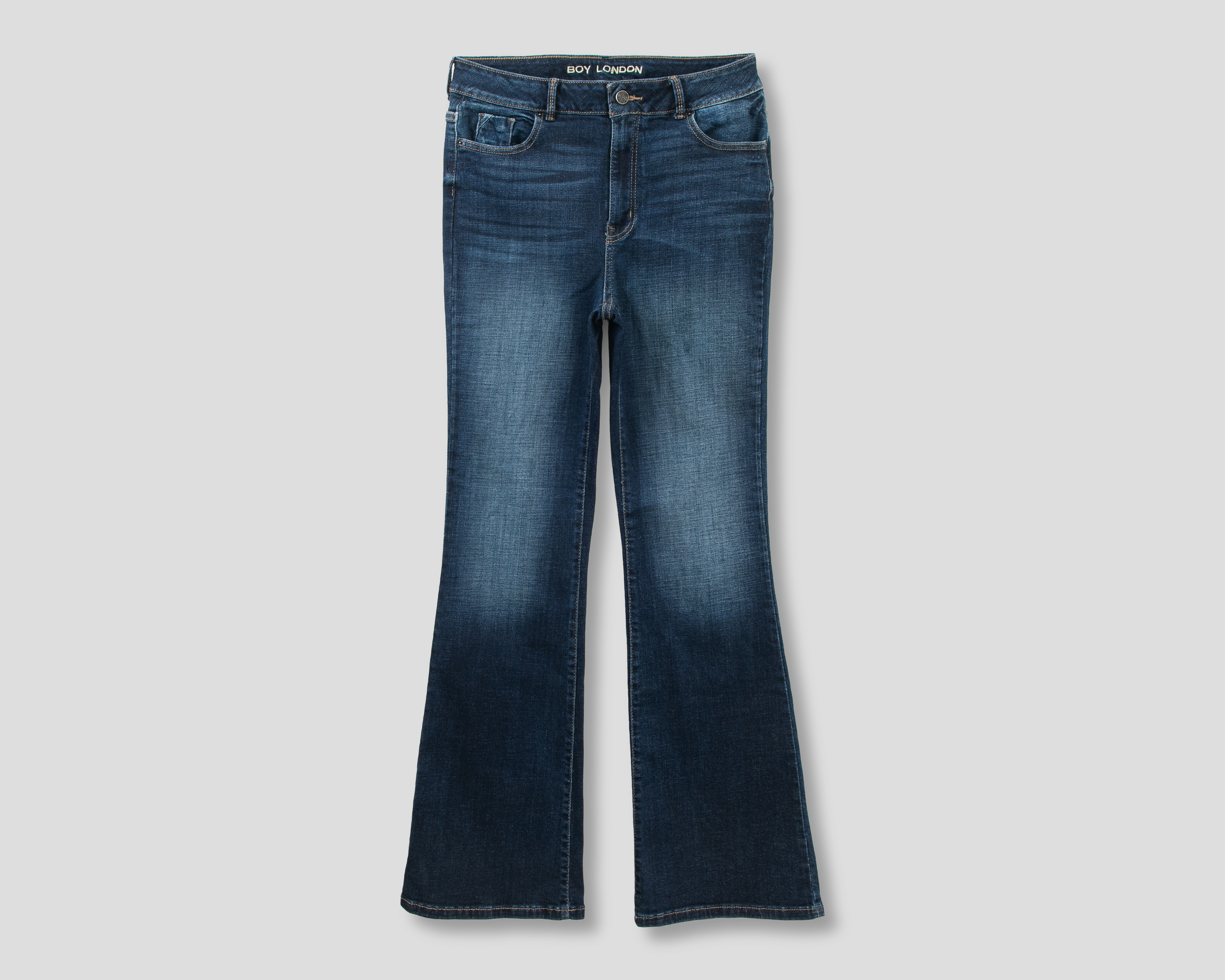 Foto 2 pulgar | Foto 1 | Jeans Flare Boy London para Mujer