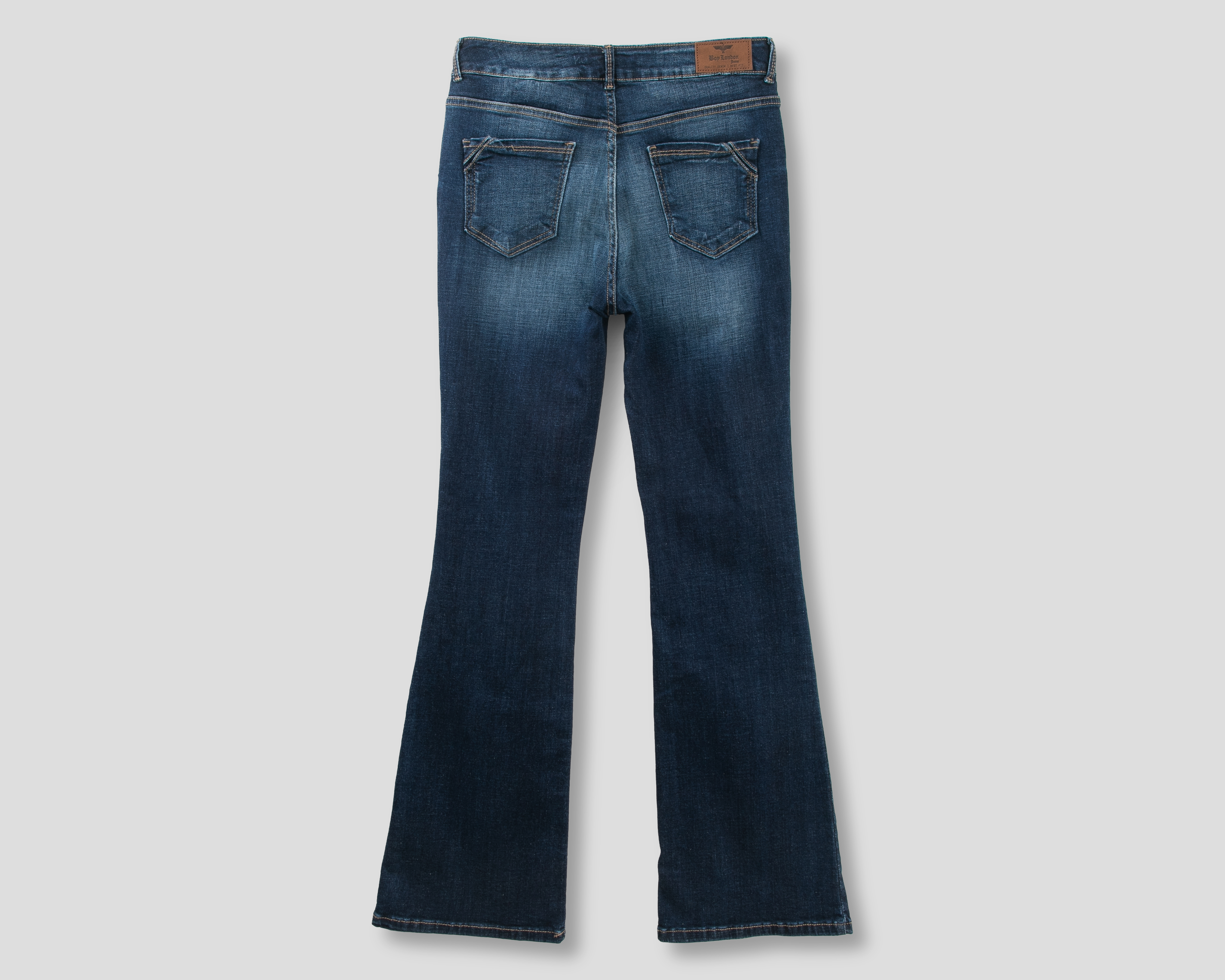 Foto 3 pulgar | Foto 2 | Jeans Flare Boy London para Mujer