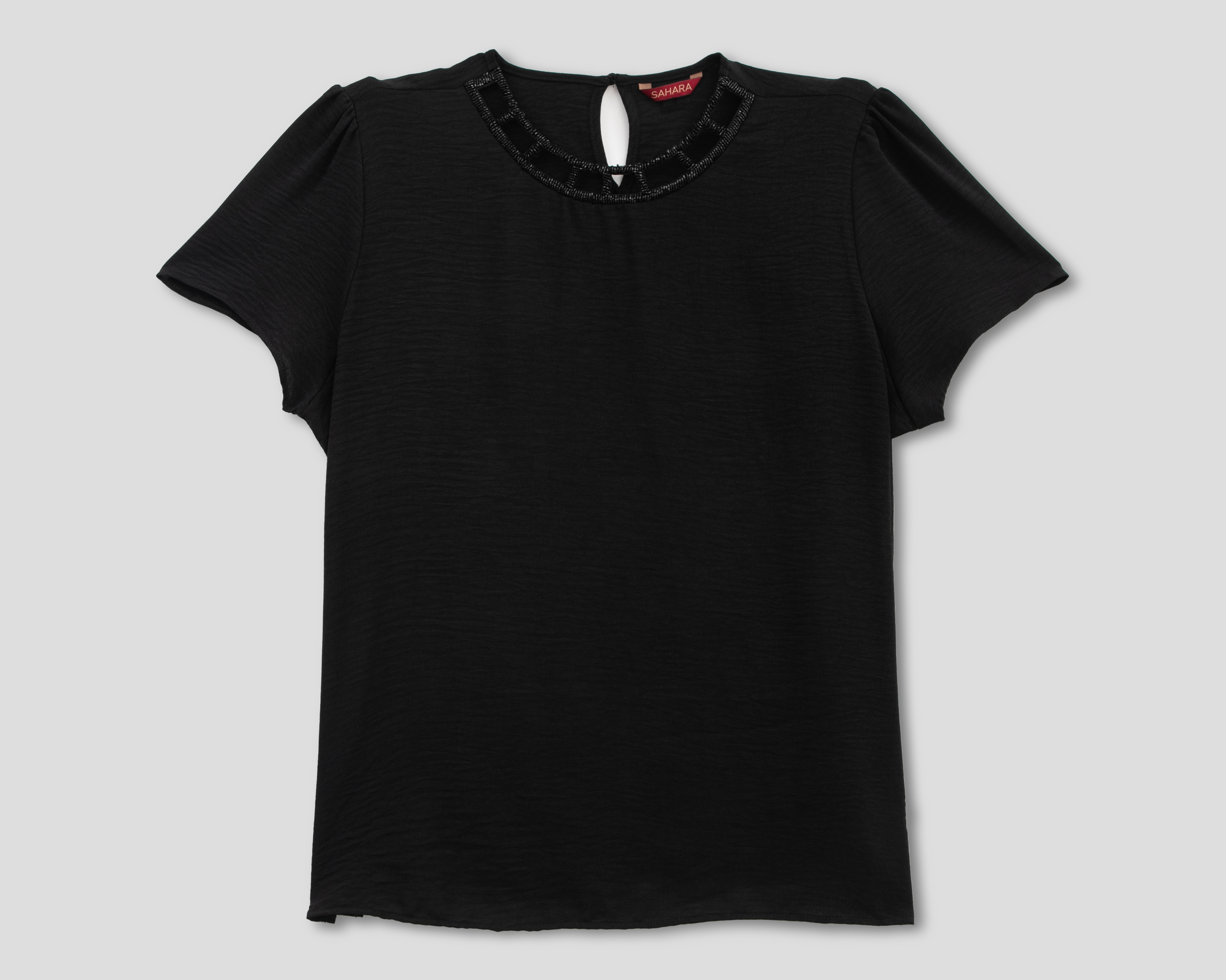 Blusa Negra Sahara para Mujer
