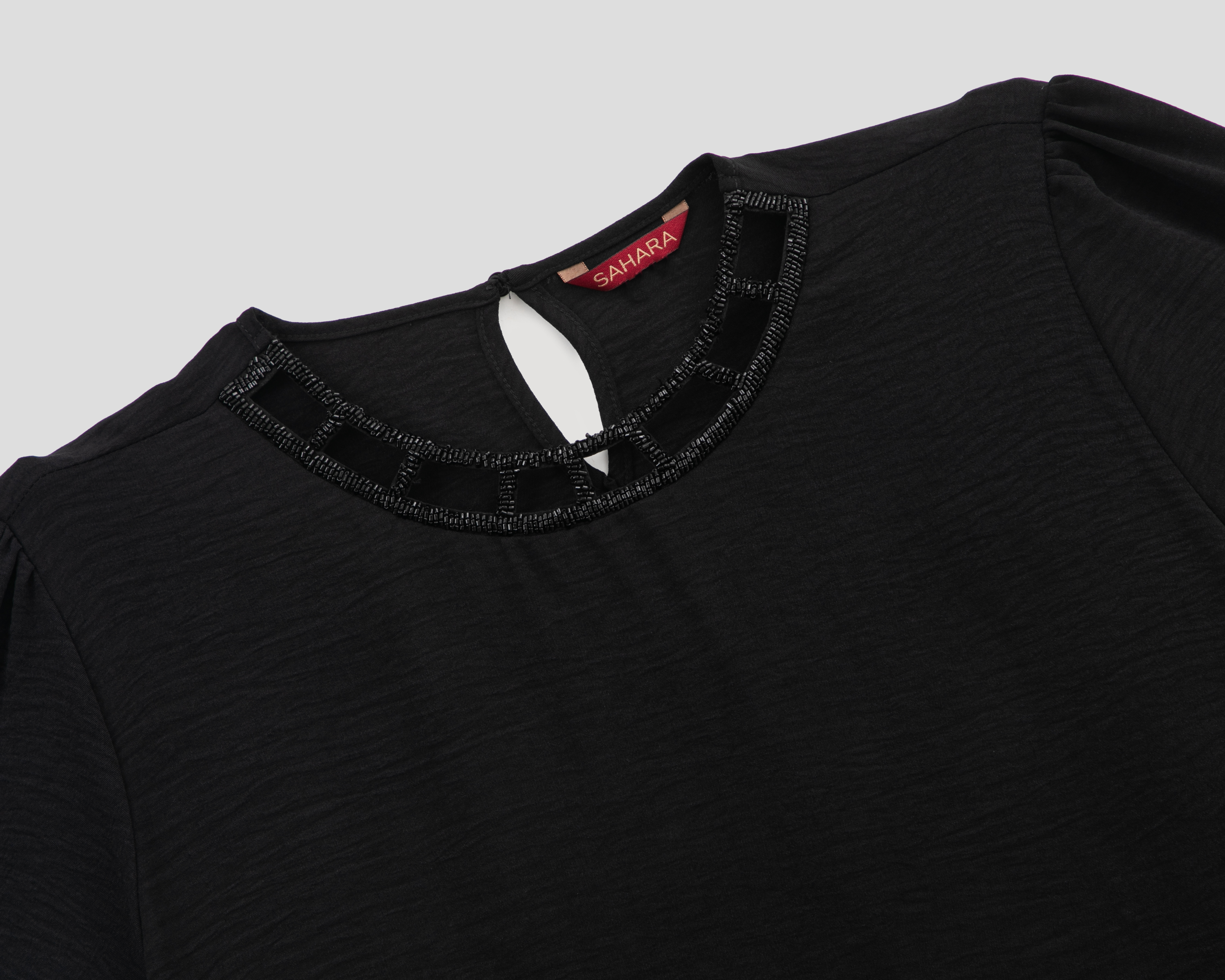 Foto 3 | Foto 3 | Blusa Negra Sahara para Mujer