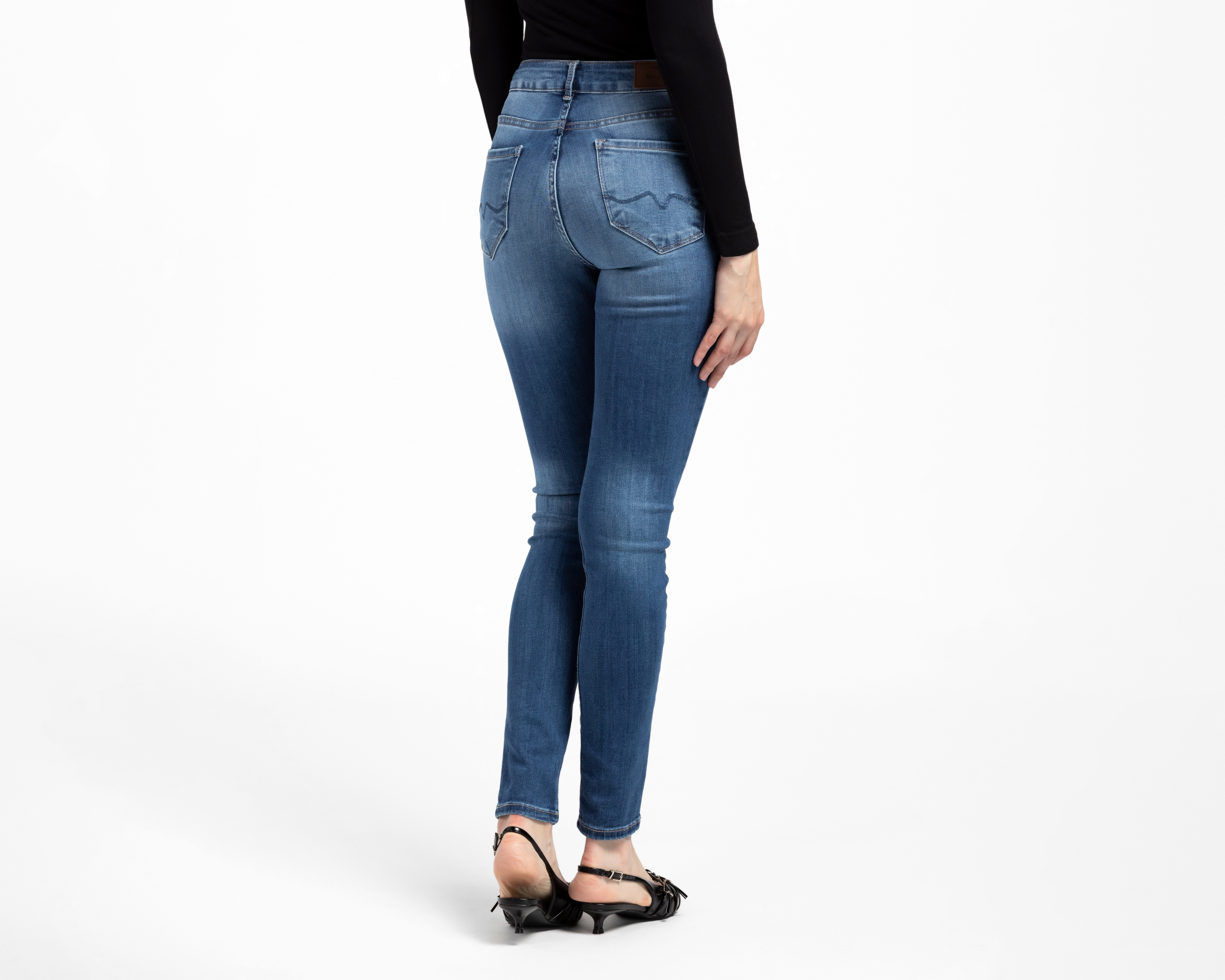 Foto 4 pulgar | Foto 3 | Jeans Skinny Boy London para Mujer