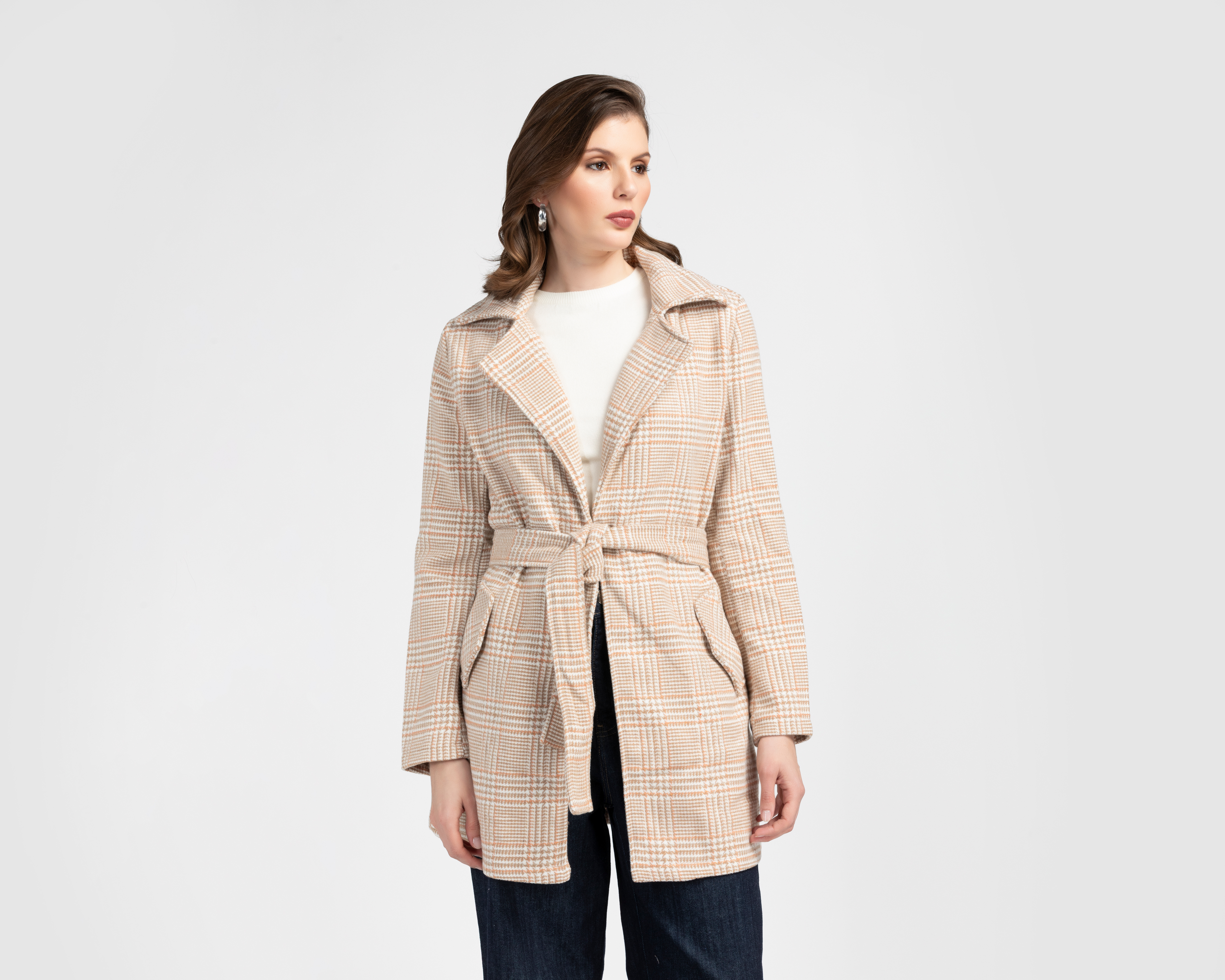 Abrigo Beige Sahara para Mujer