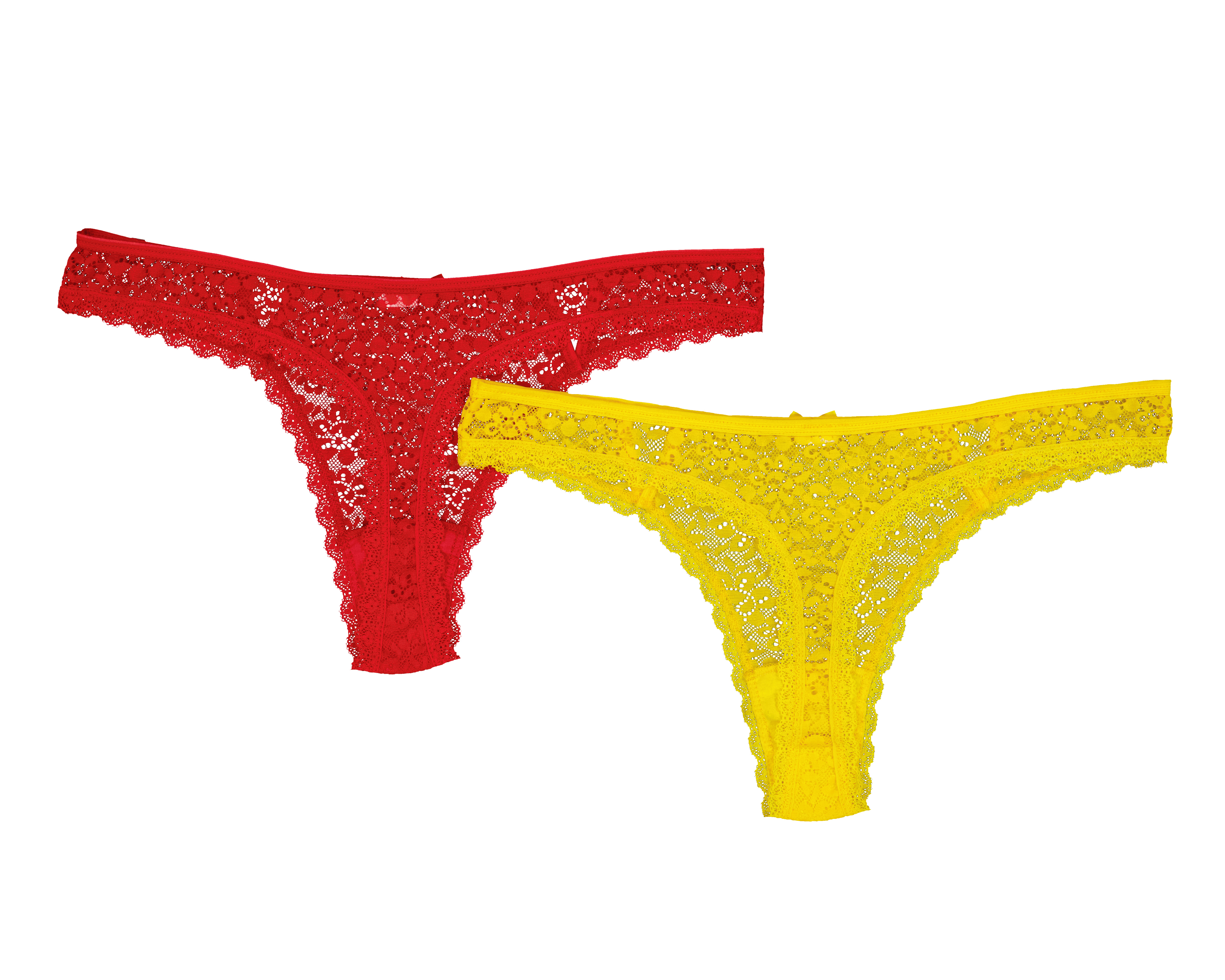 Foto 2 | Foto 2 | Tanga de Encaje Frescura para Mujer 2 Piezas