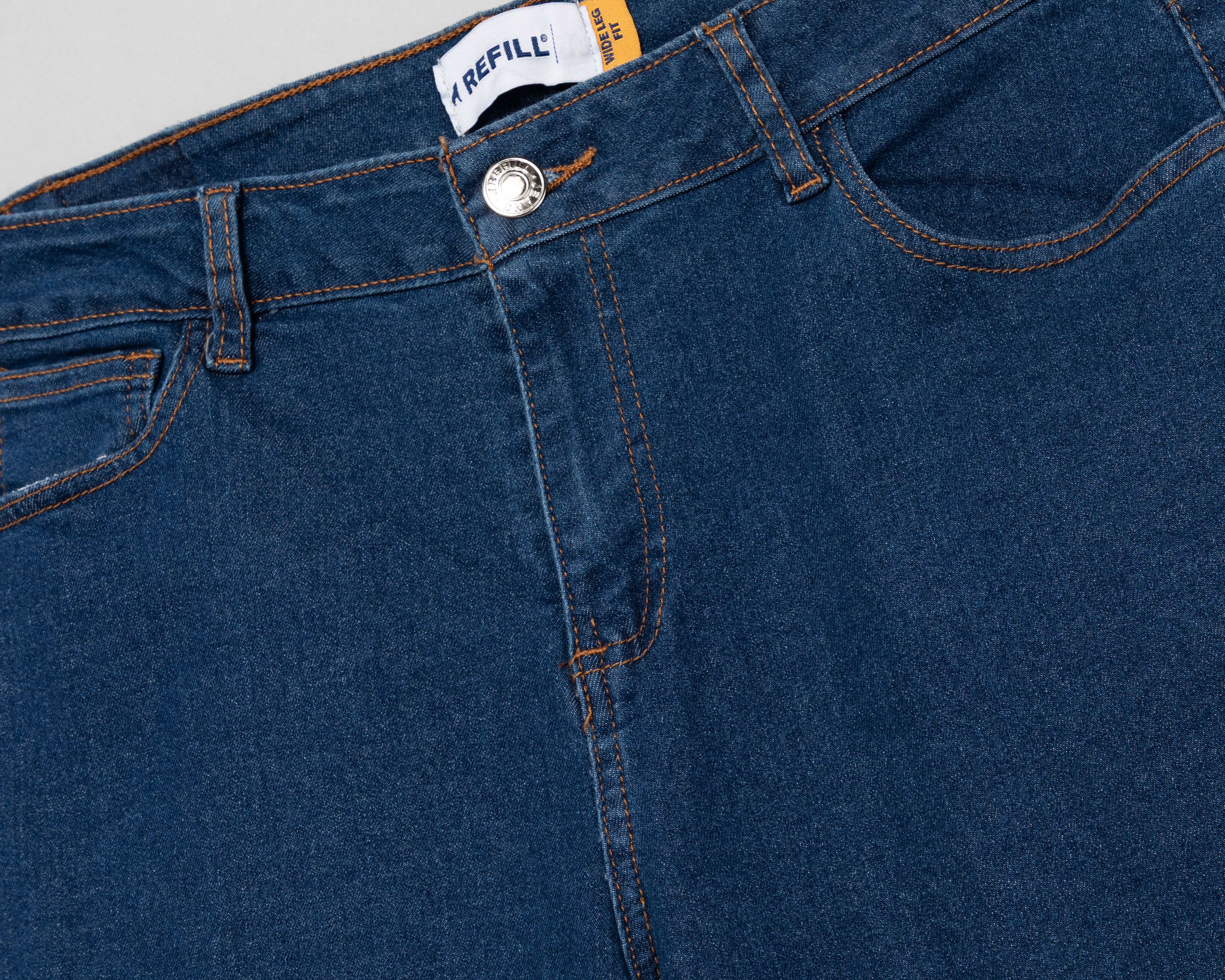 Foto 4 pulgar | Foto 3 | Jeans Wide Leg Refill para Mujer